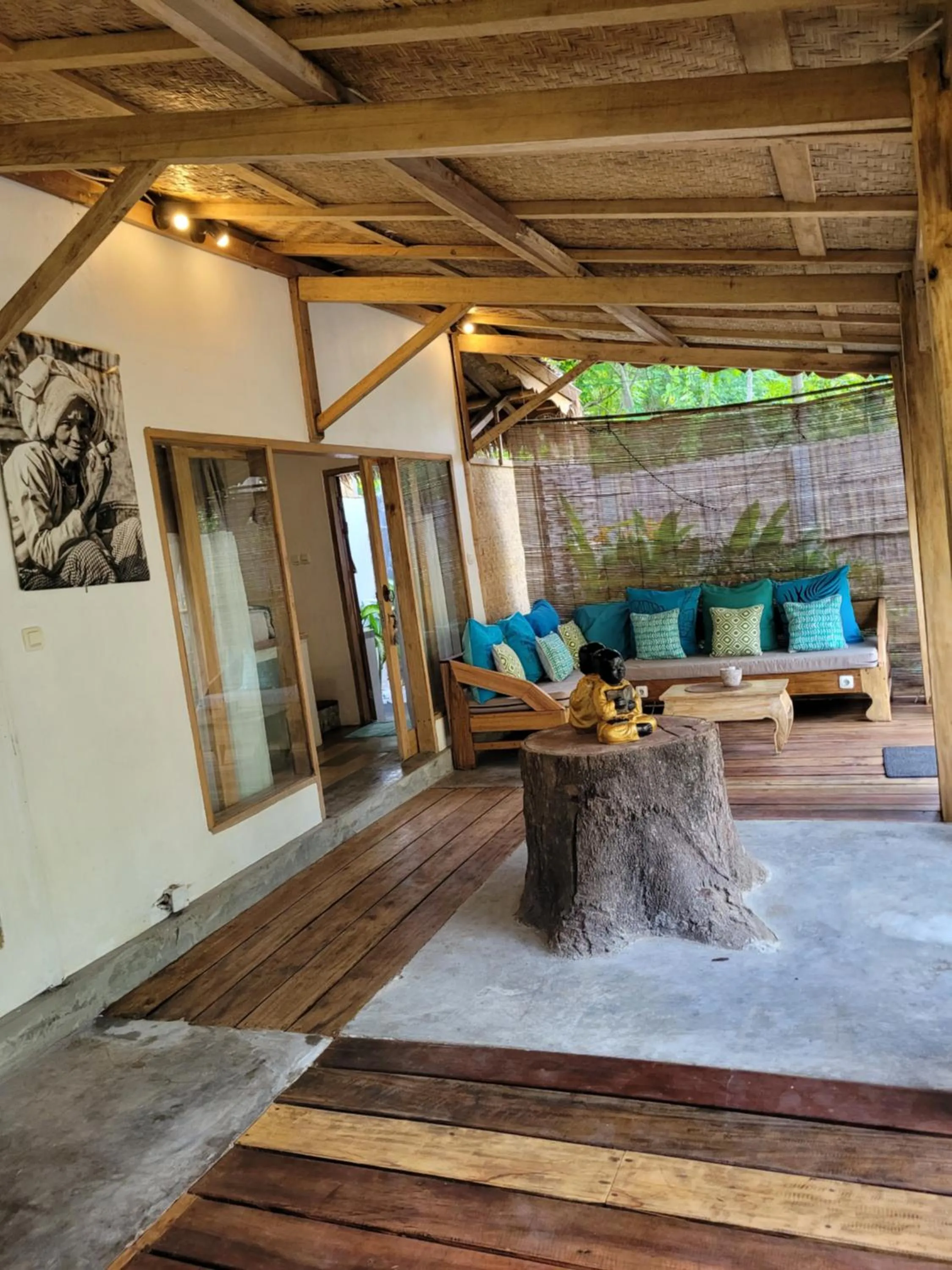 Living room in Gili Matiki