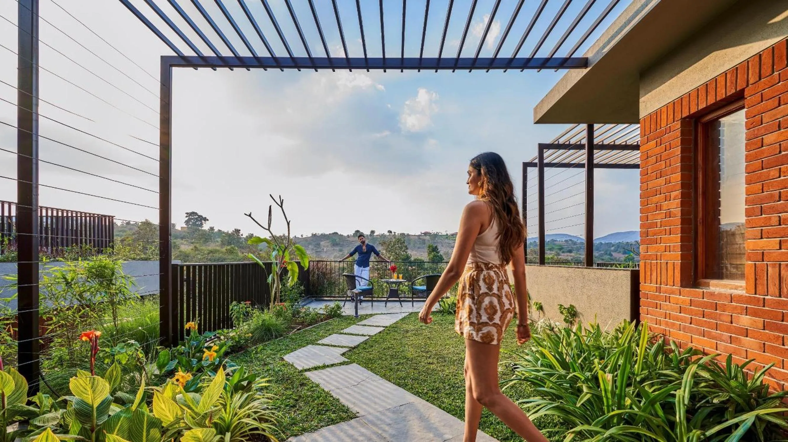 Balcony/Terrace in Grape County Eco Resort & Spa, Nashik