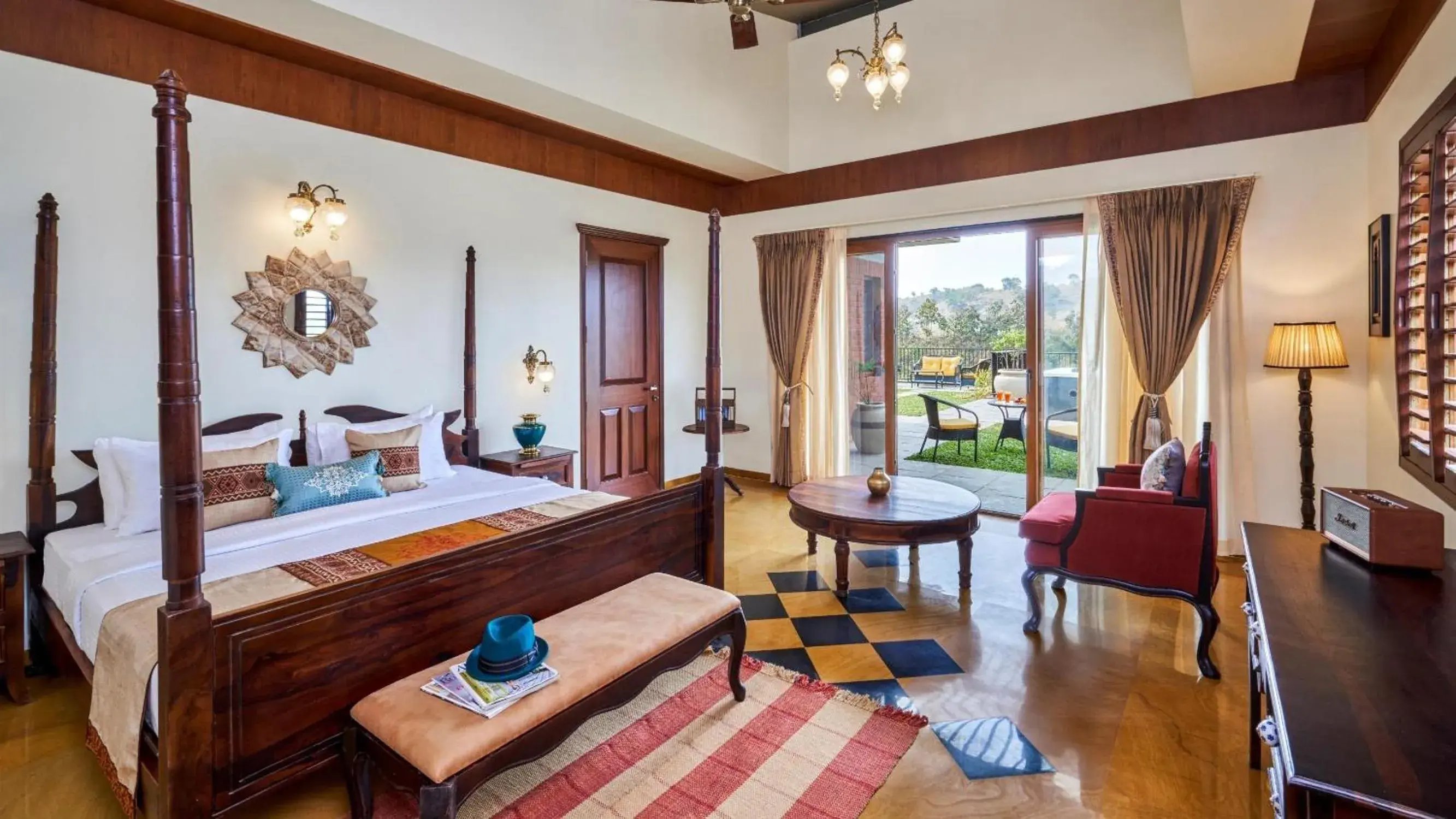 Bedroom, Bed in Grape County Eco Resort & Spa, Nashik Bedroom, Bed in Grape County Eco Resort & Spa, Nashik