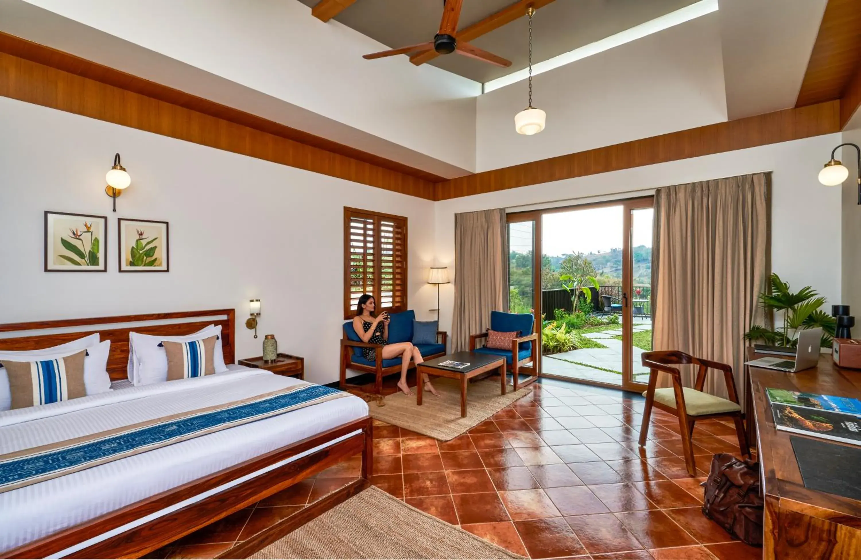 Bedroom, Bed in Grape County Eco Resort & Spa, Nashik Bedroom, Bed in Grape County Eco Resort & Spa, Nashik