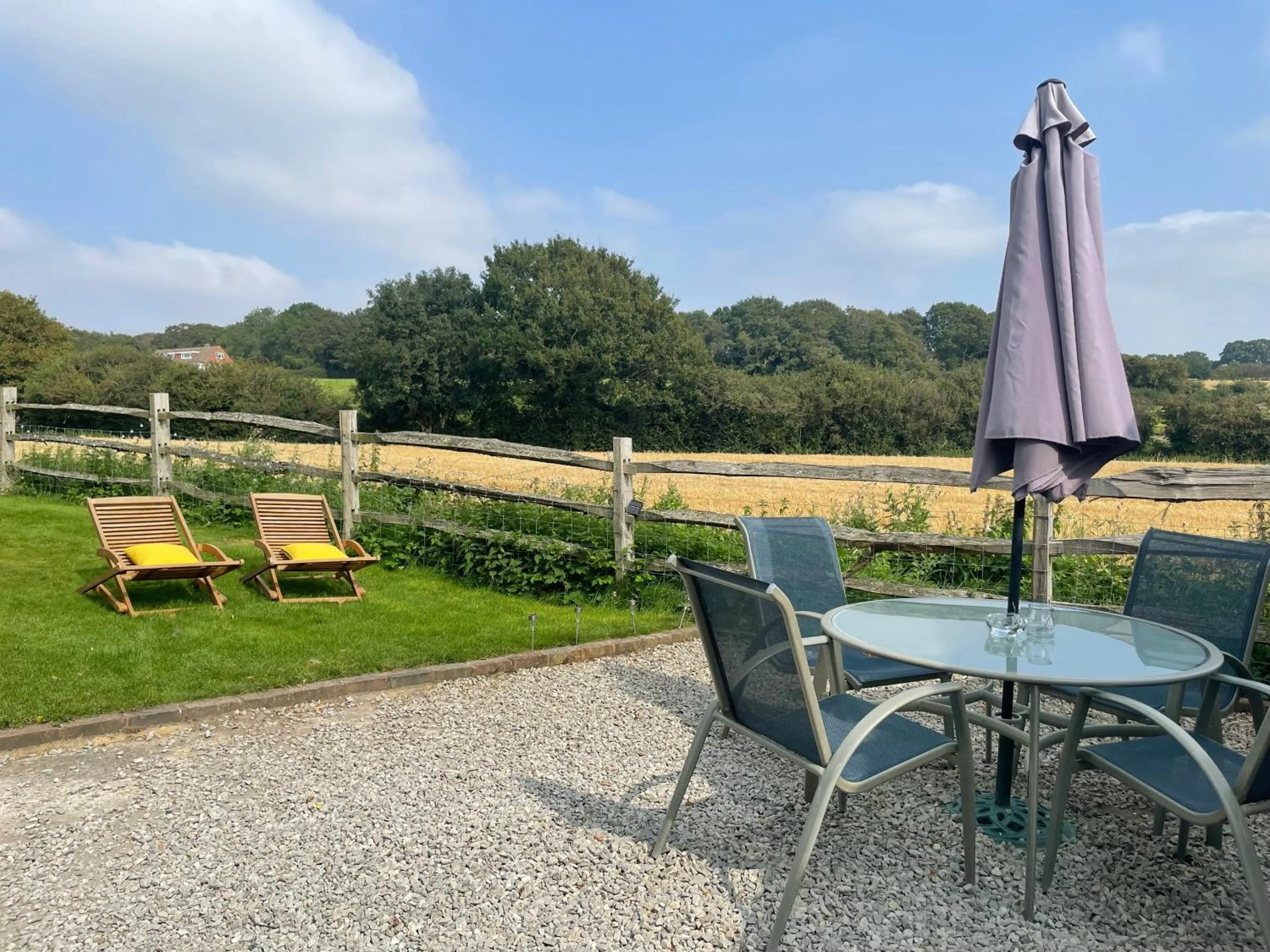 Patio in Holmdale Holiday Cottages