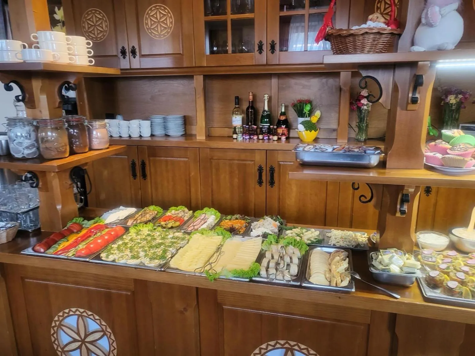 Kitchen or kitchenette in Dom Wczasowy Na Szczycie