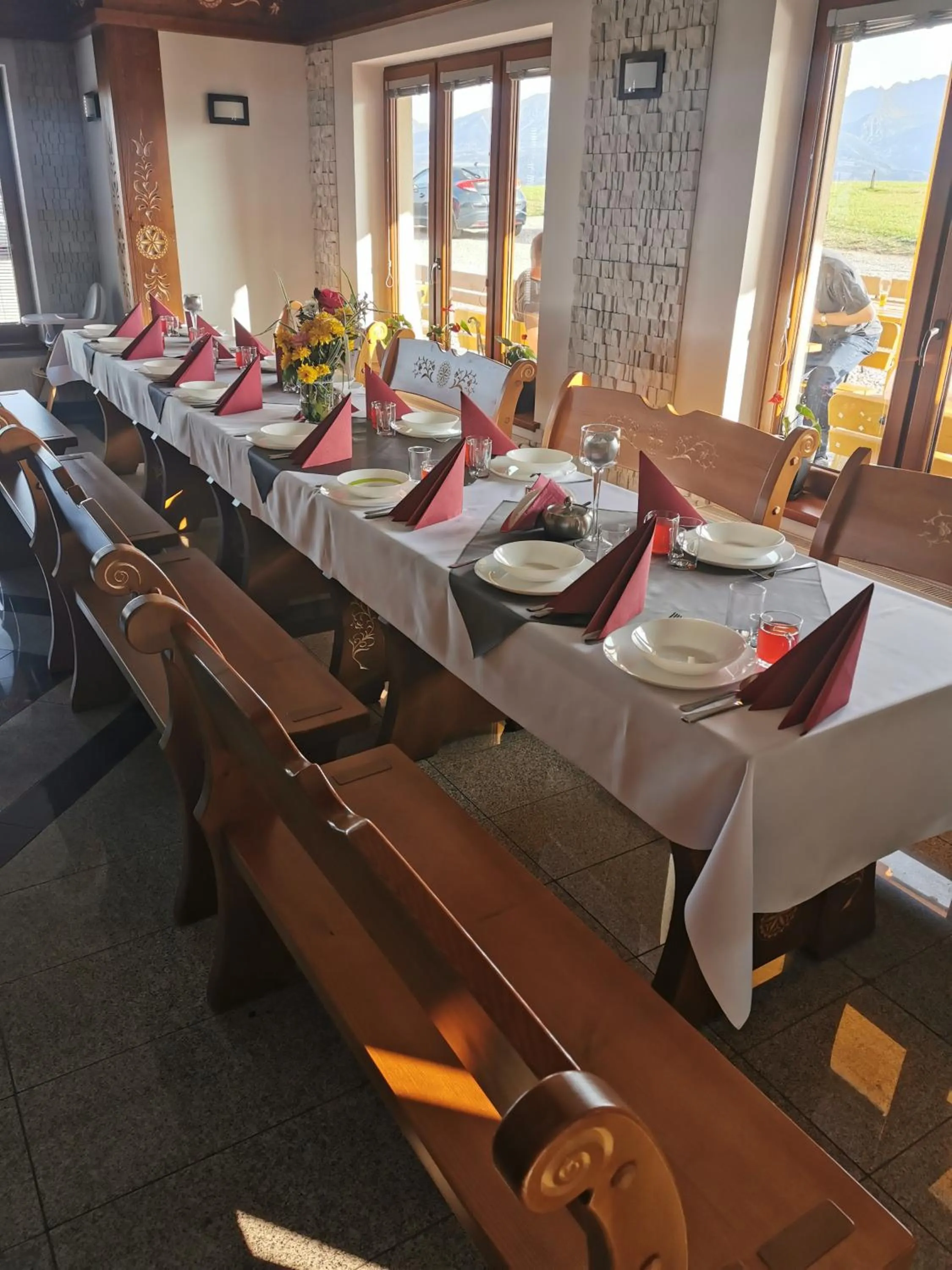 Dining area in Dom Wczasowy Na Szczycie