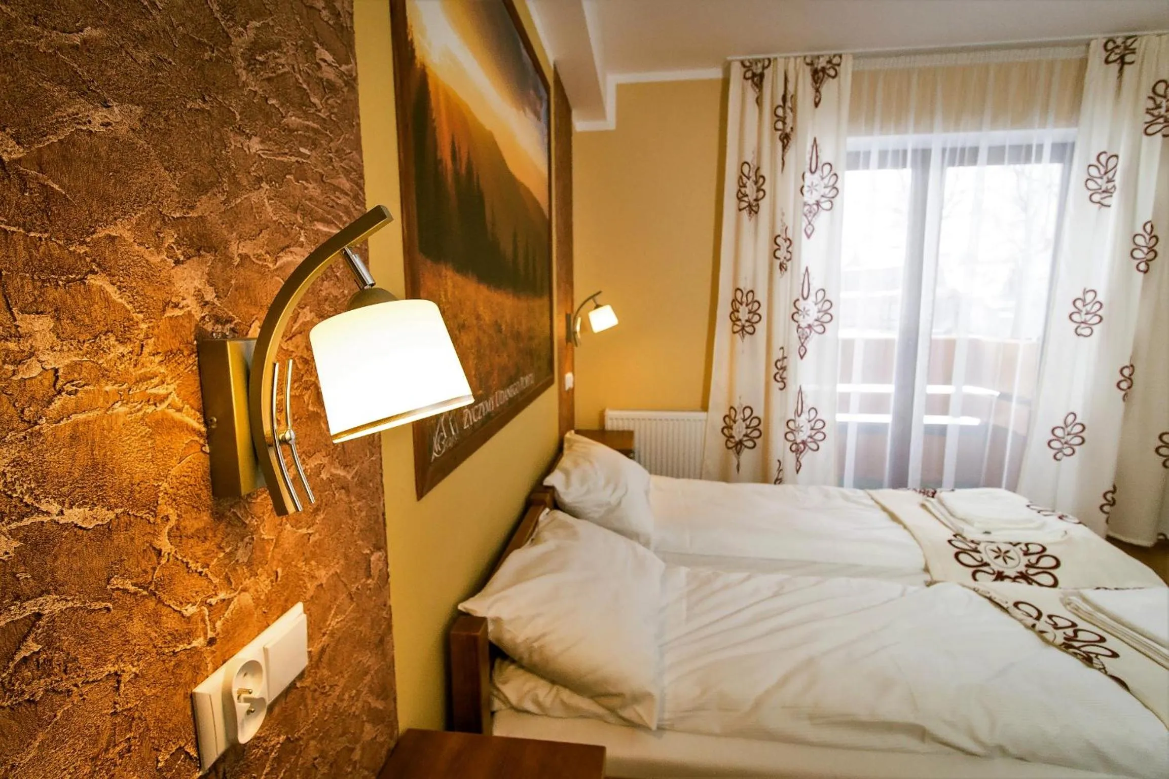 Decorative detail, Bed in Dom Wczasowy Na Szczycie