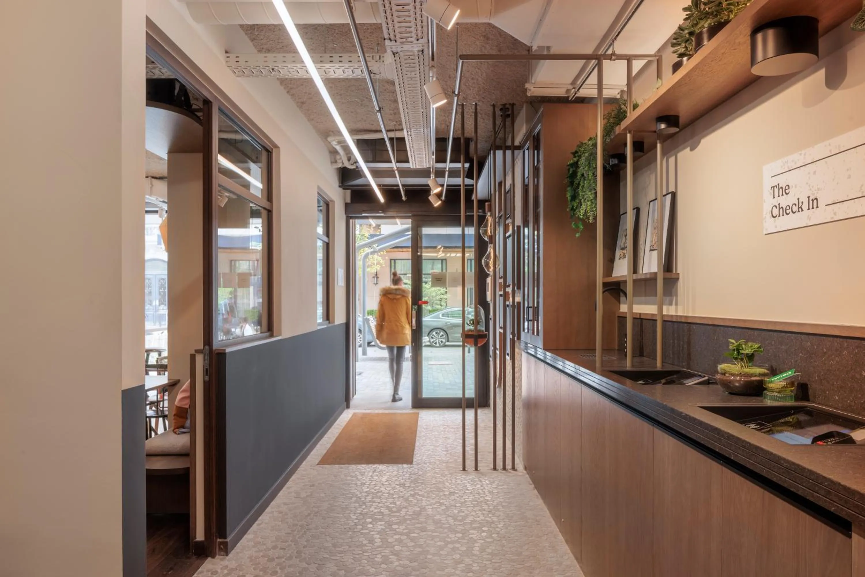 Lobby or reception in The Usual Brussels