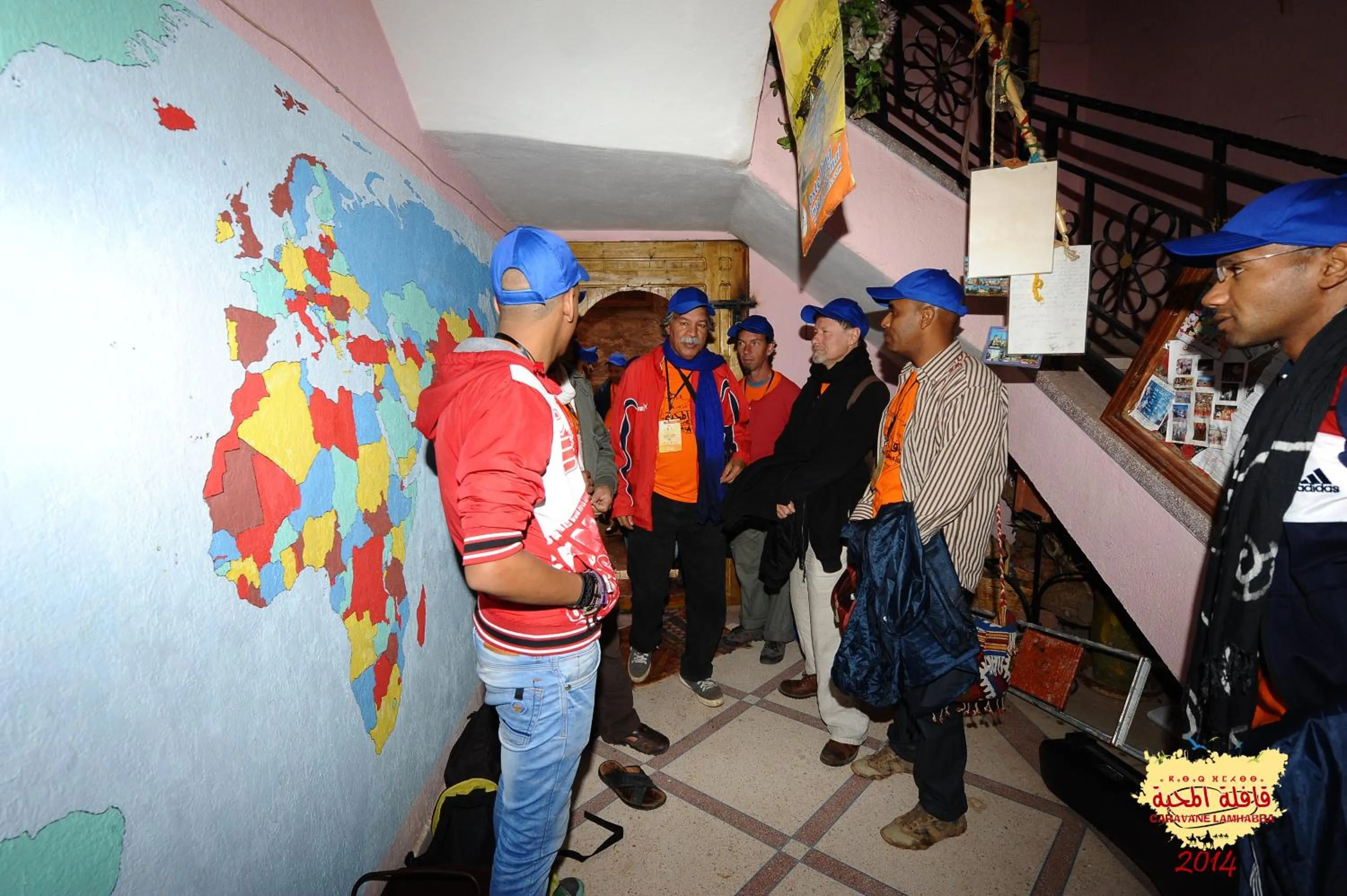 Lobby or reception in Ouarzazate Youth Hostel YHO