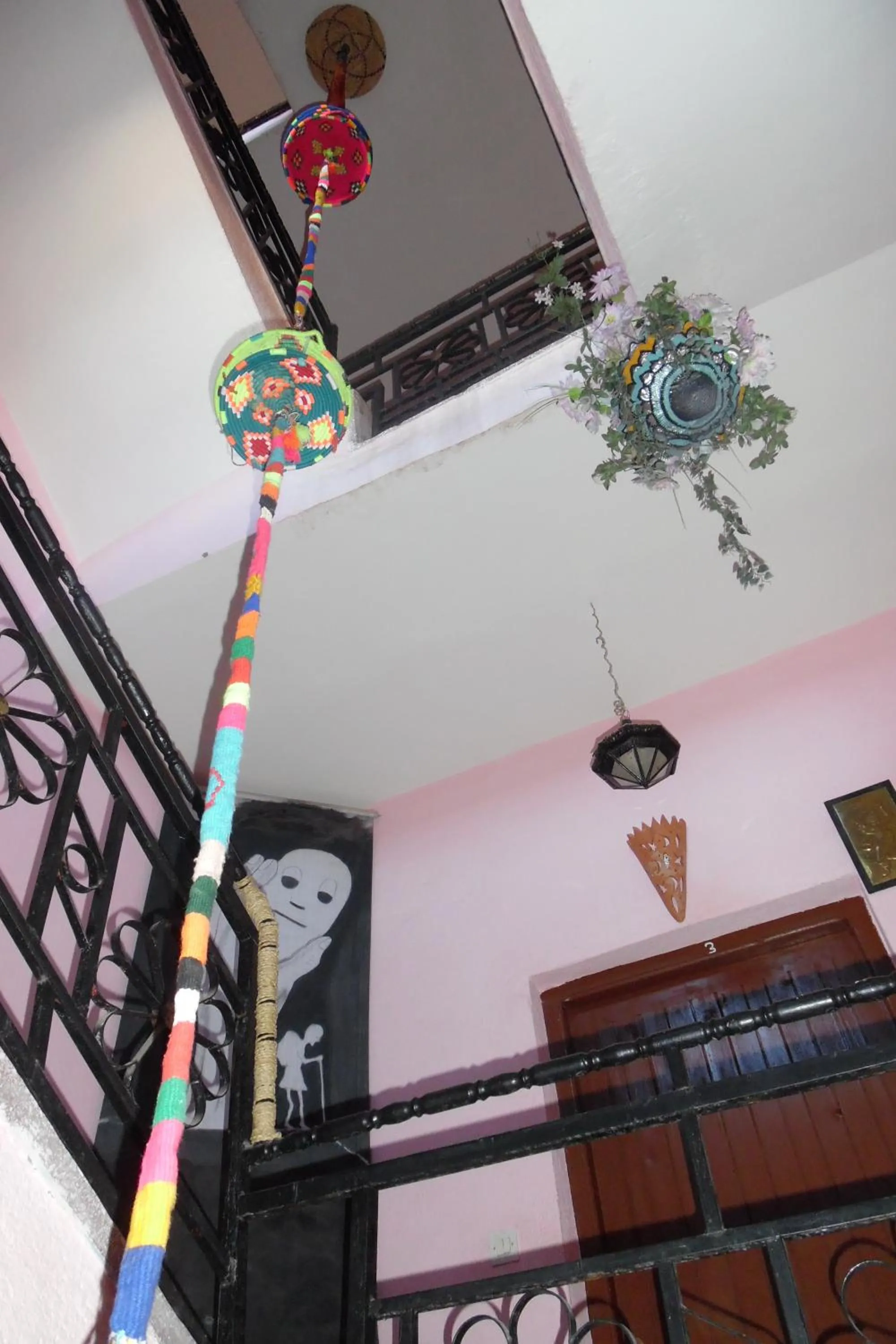 Patio in Ouarzazate Youth Hostel YHO