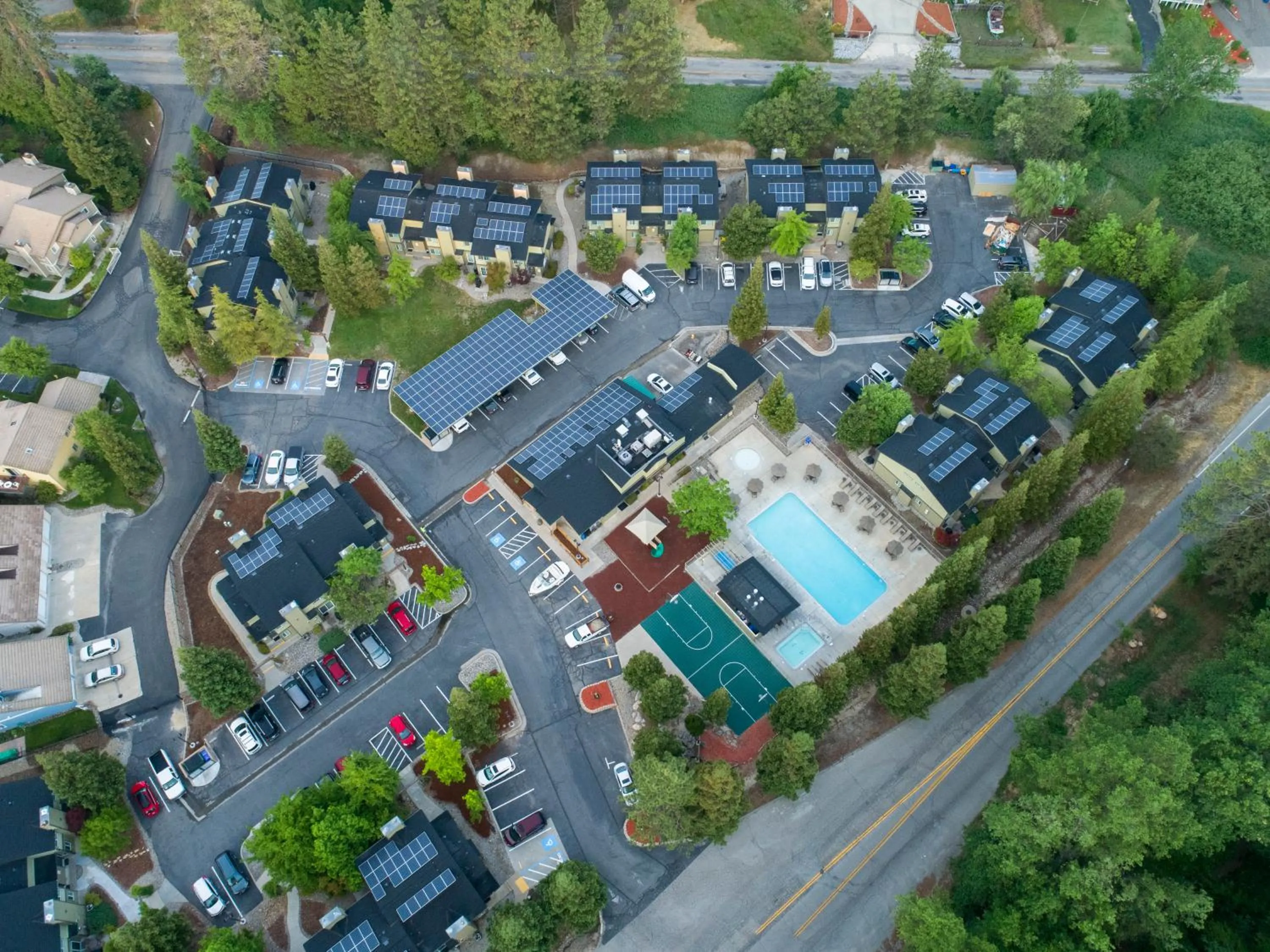 Bird's eye view in WorldMark Bass Lake