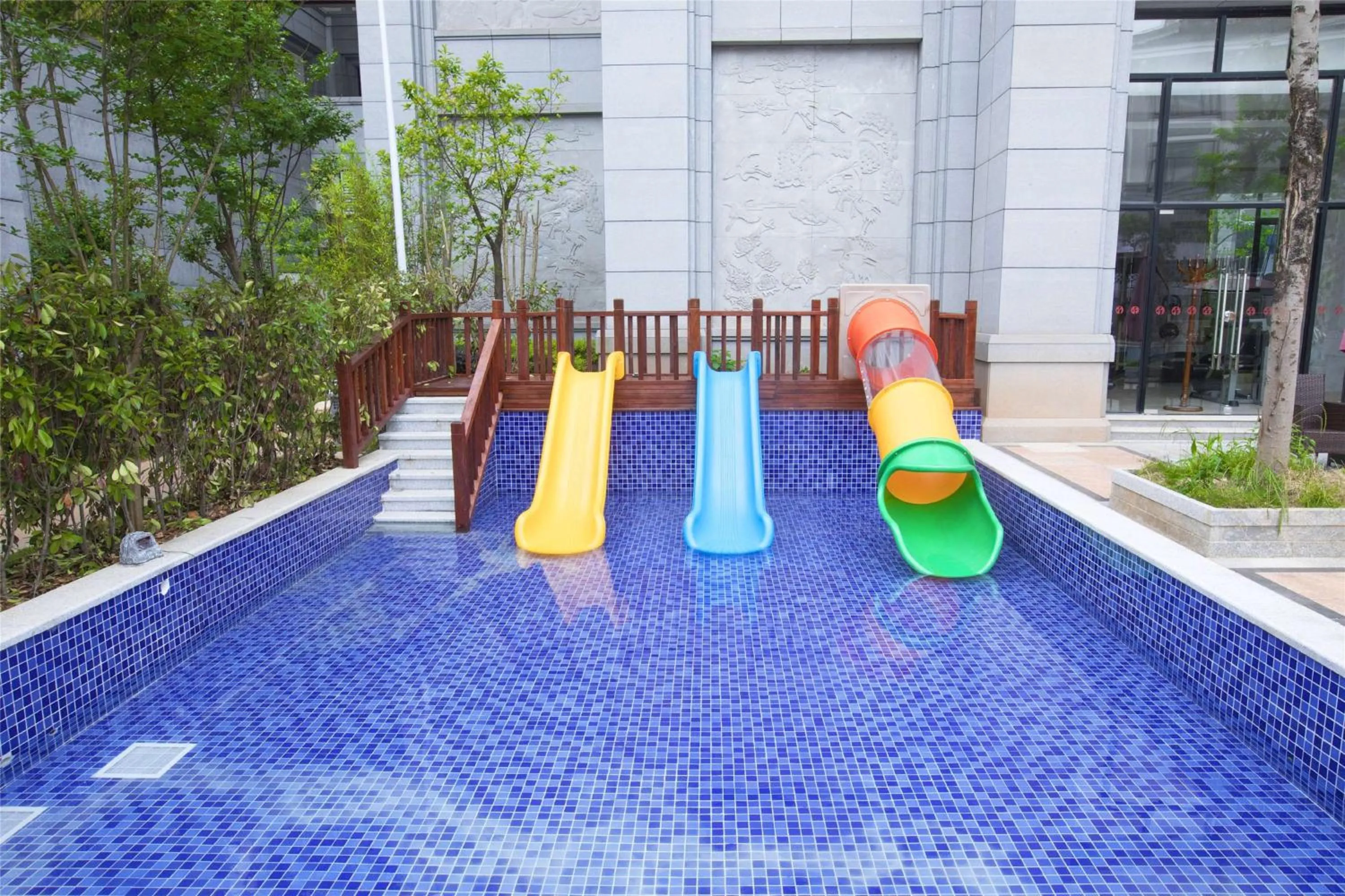 Pool view in Wyndham Garden Wuyishan