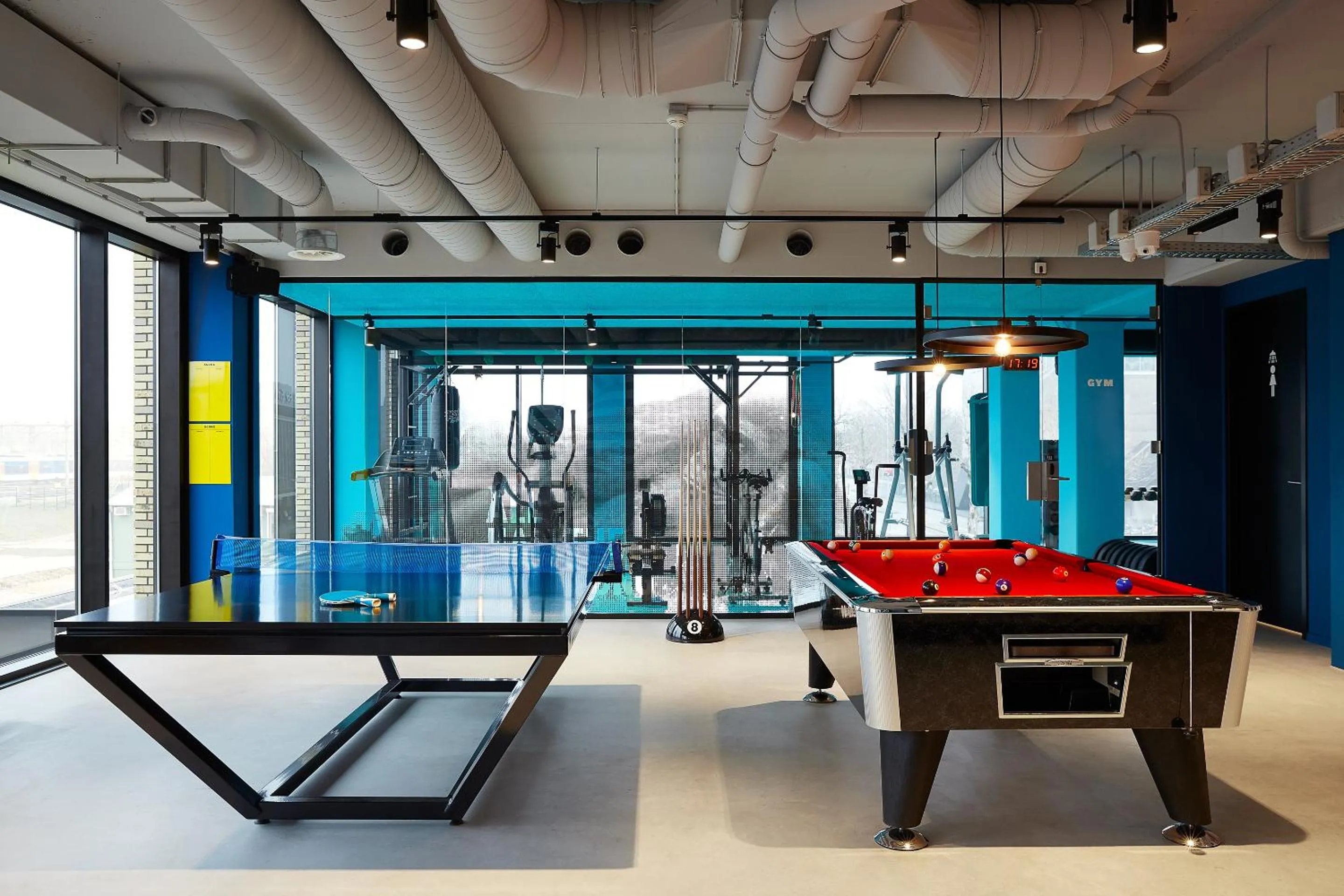Billiard in The Social Hub Eindhoven