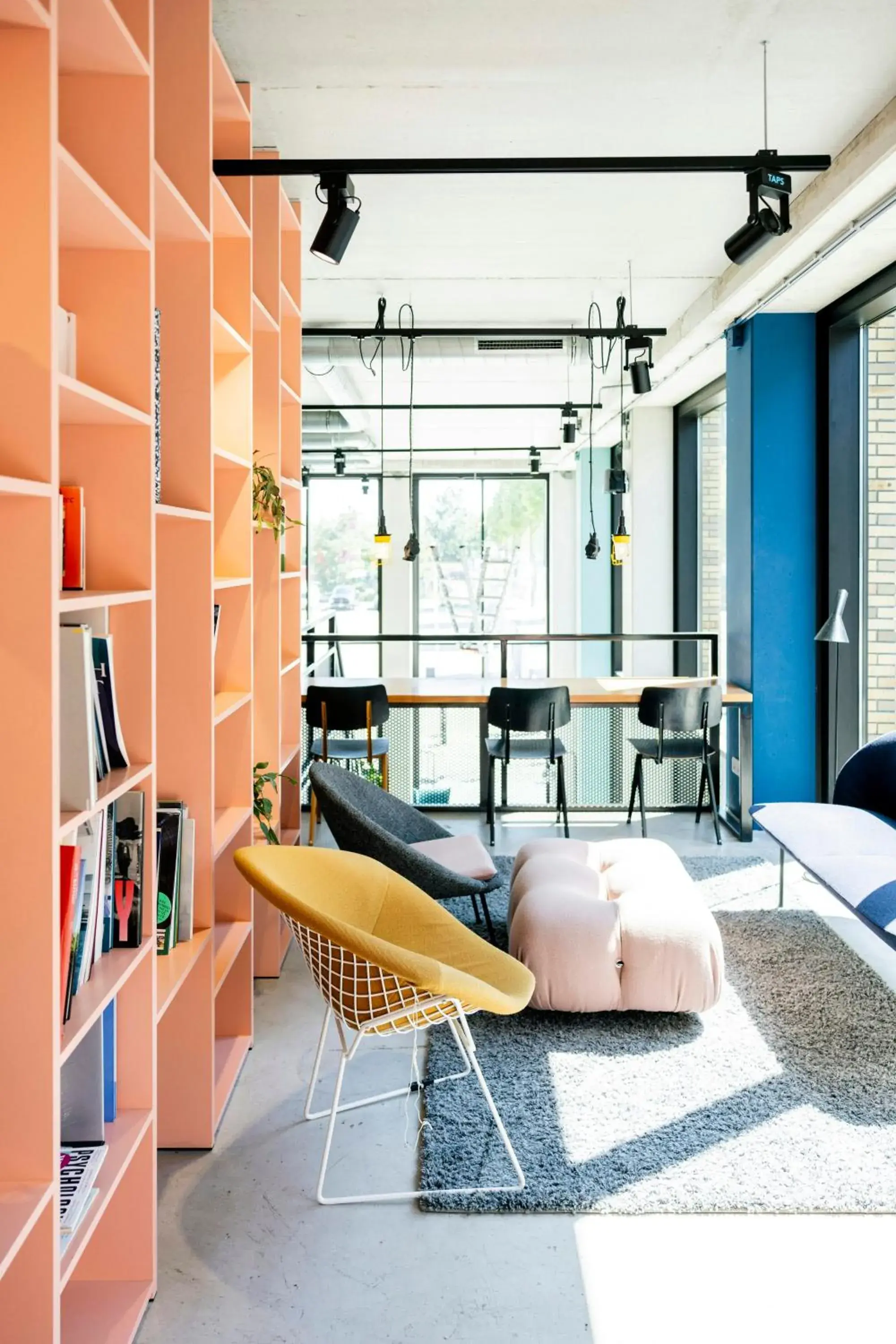 Lobby or reception in The Social Hub Eindhoven Lobby or reception in The Social Hub Eindhoven