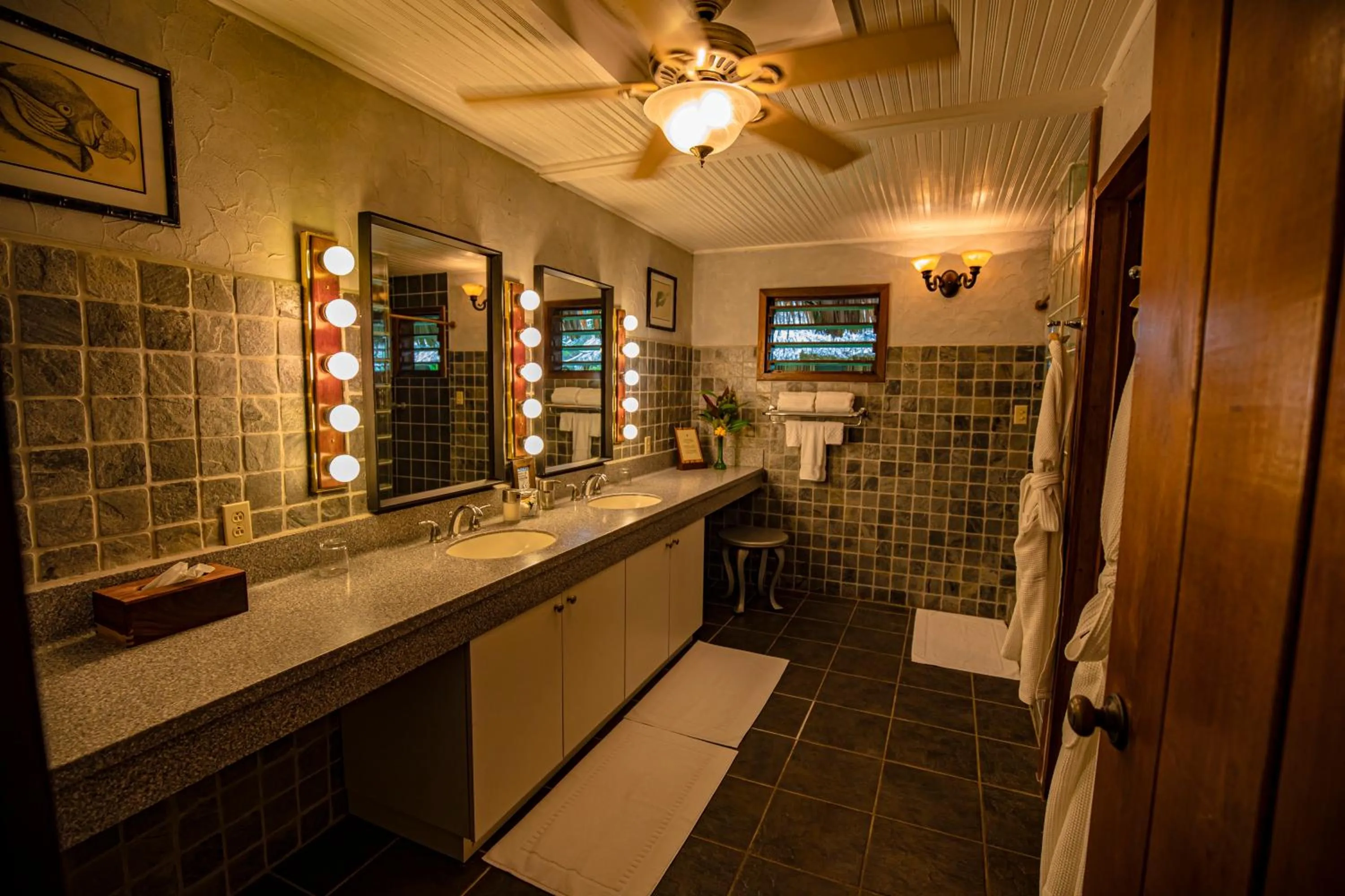Bathroom in Chan Chich Lodge