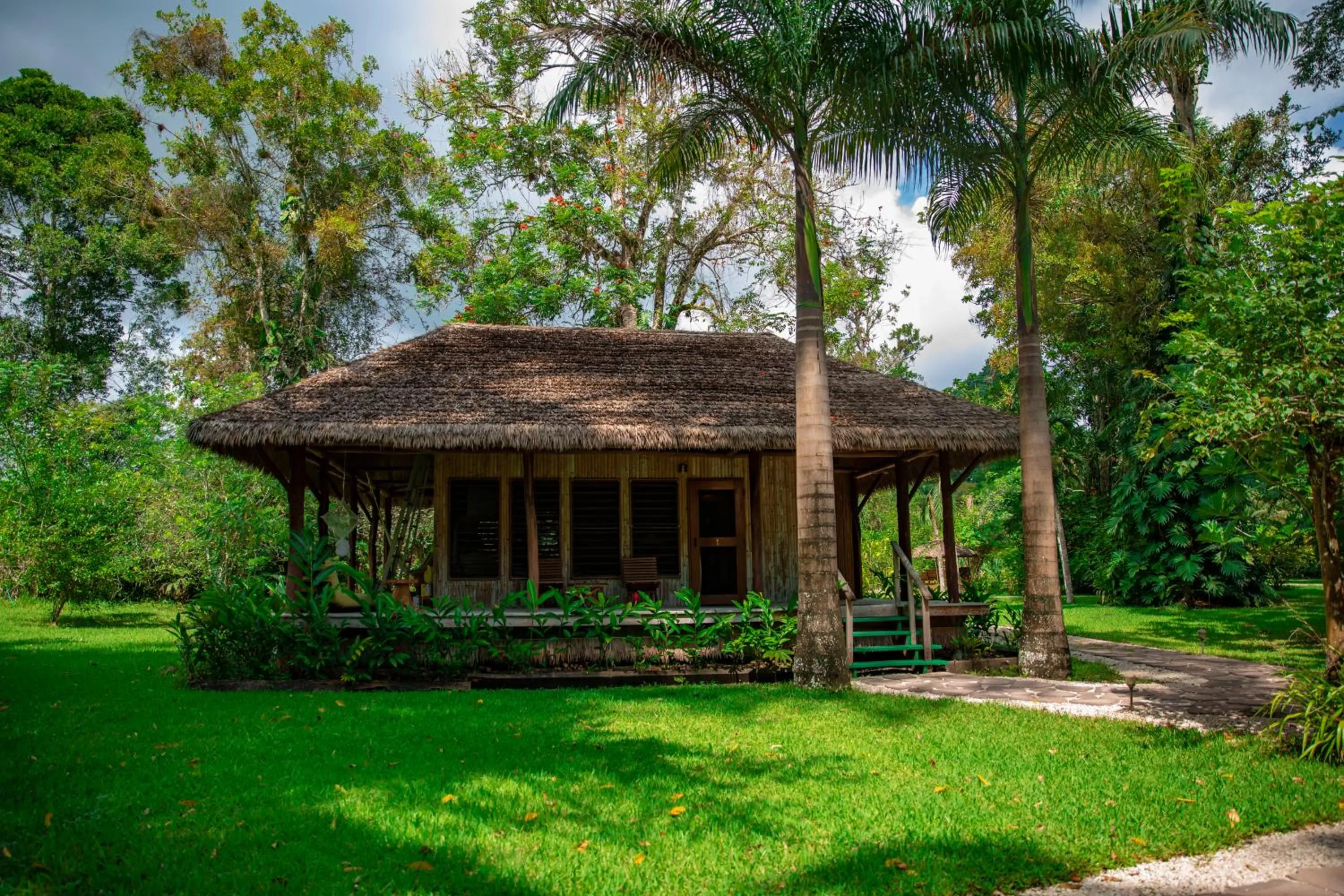 Property building in Chan Chich Lodge