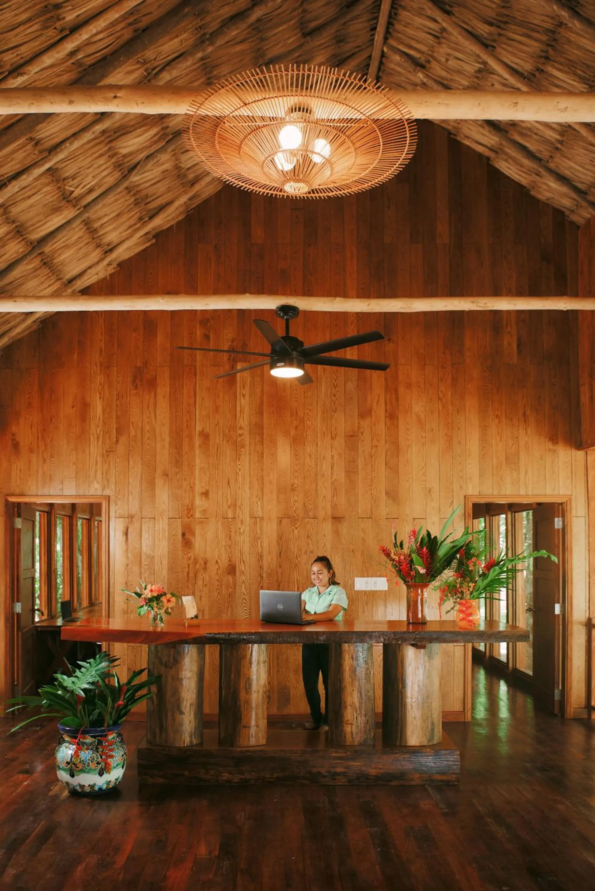 Lobby or reception in Chan Chich Lodge