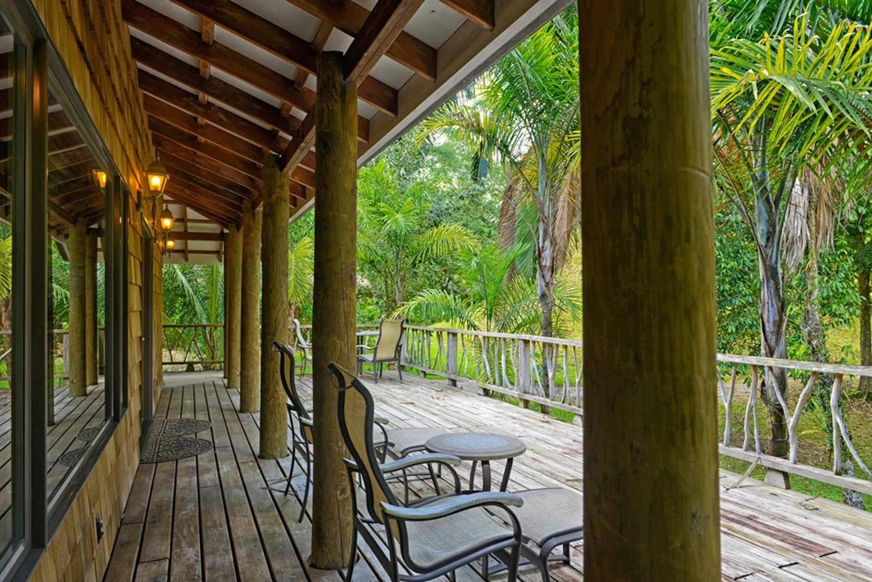 Balcony/Terrace in Chan Chich Lodge