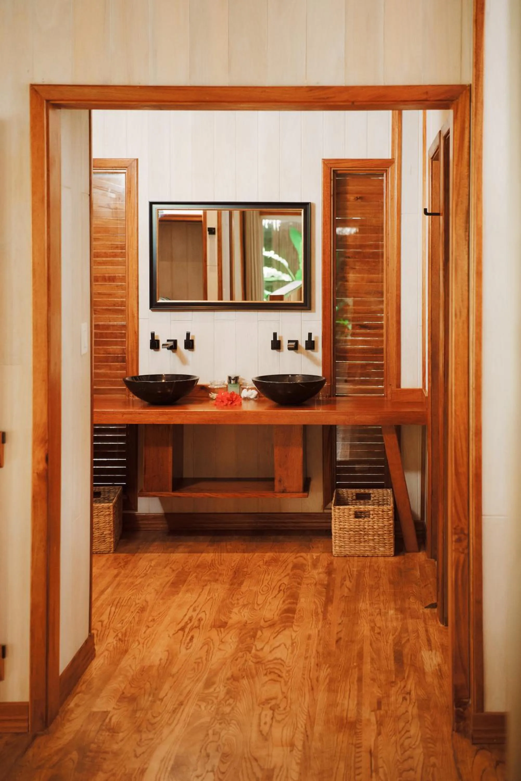 Bathroom in Chan Chich Lodge
