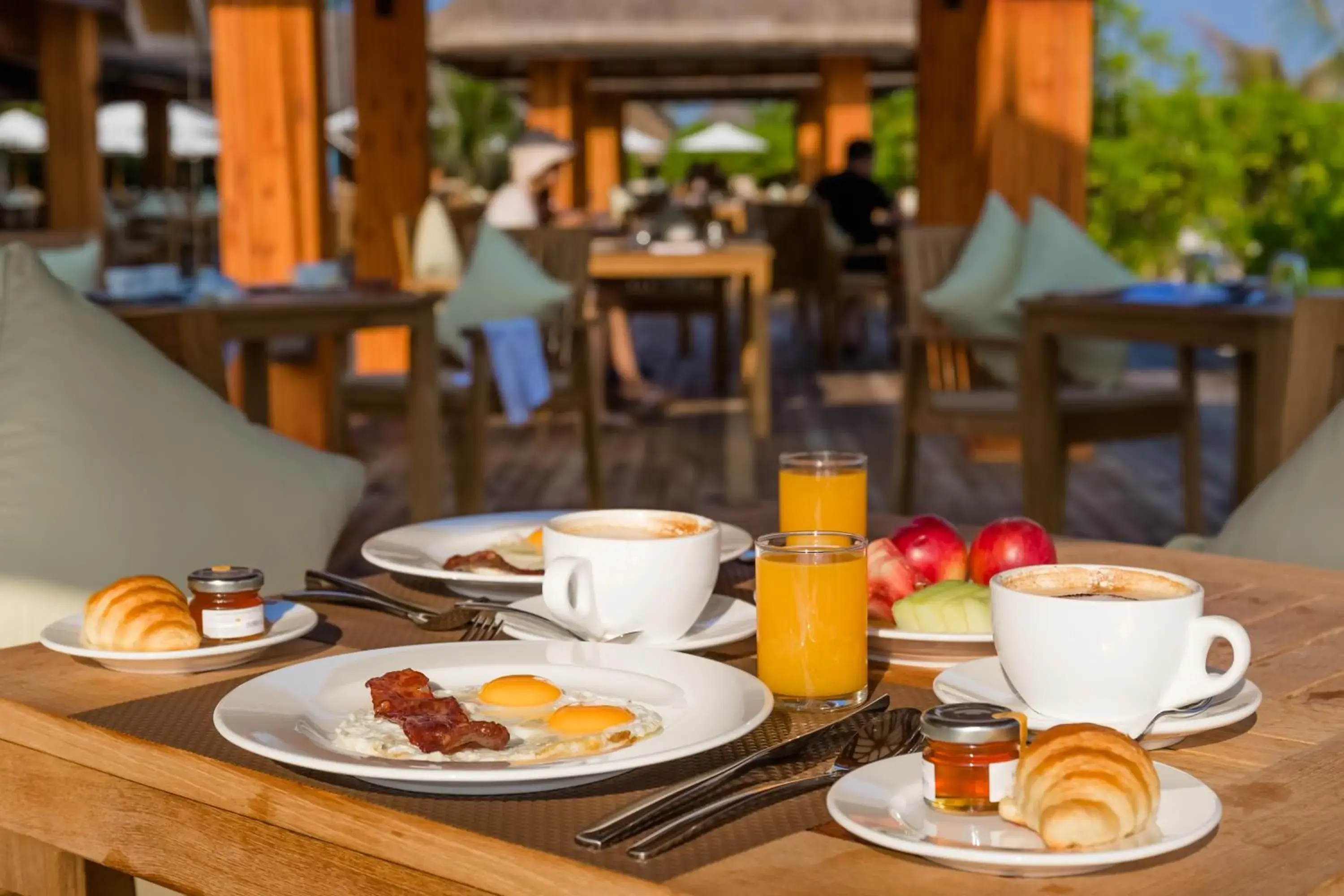 Continental breakfast in Kudafushi Resort & Spa Continental breakfast in Kudafushi Resort & Spa