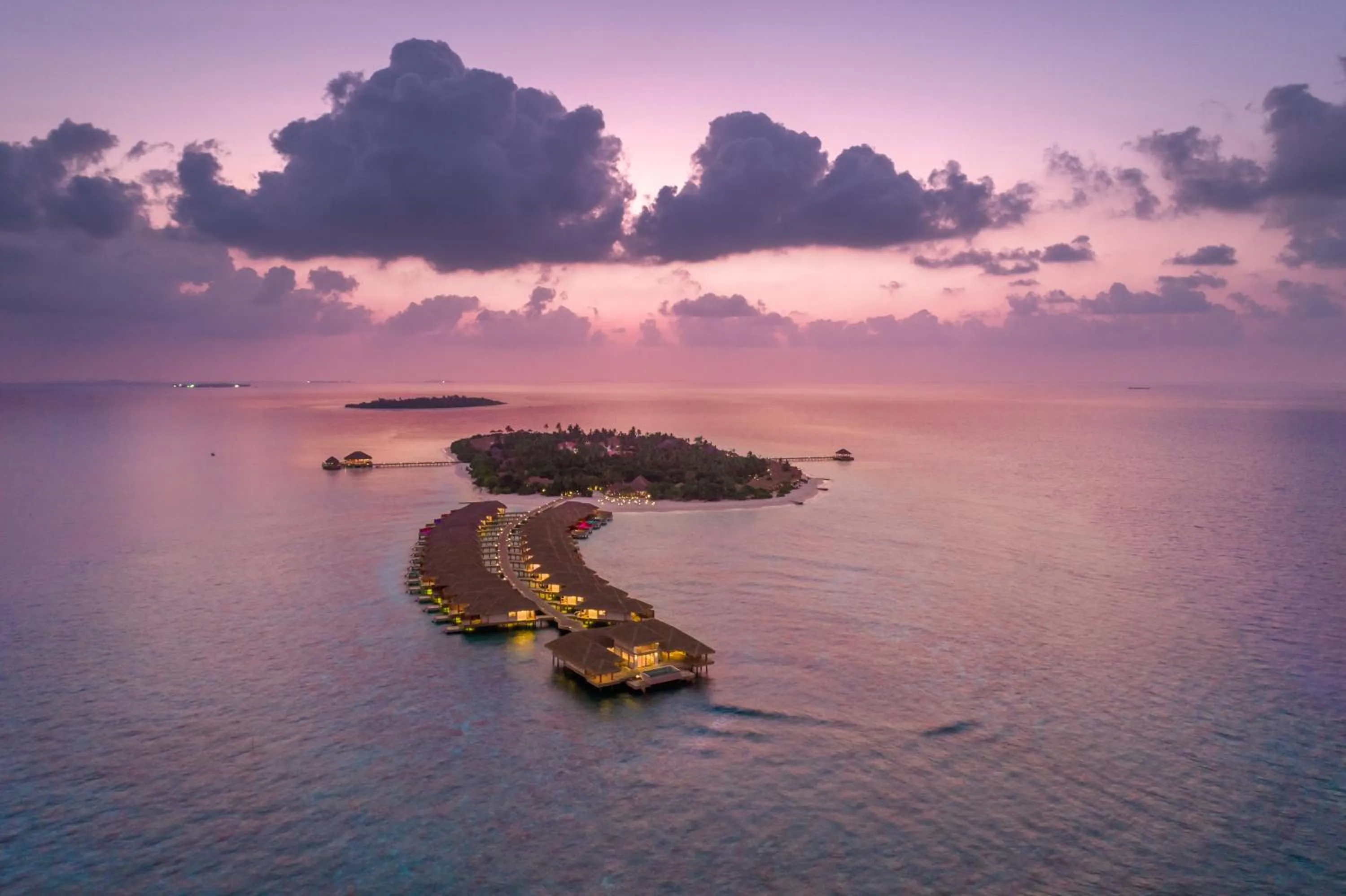 Bird's eye view in Kudafushi Resort & Spa