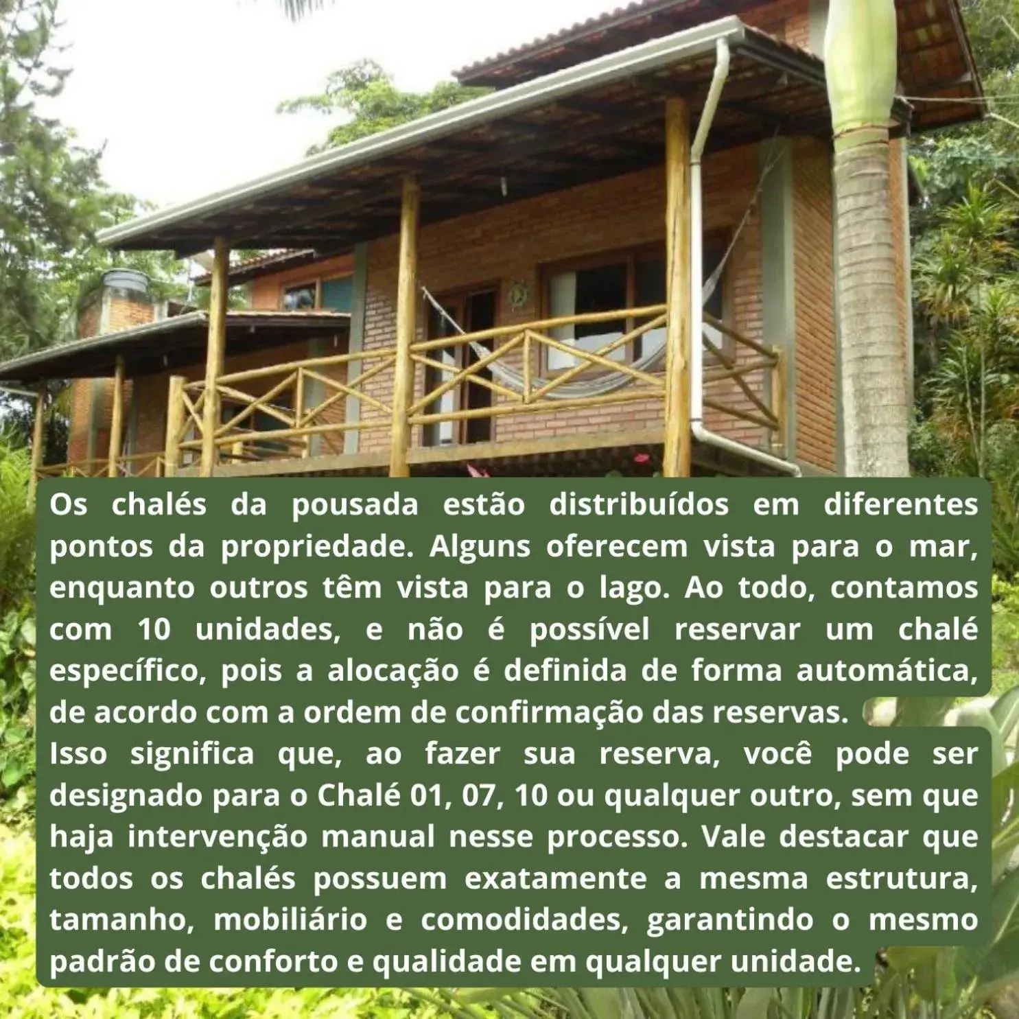Superior Chalet - single occupancy in Pousada Nosso Bosque Superior Chalet - single occupancy in Pousada Nosso Bosque