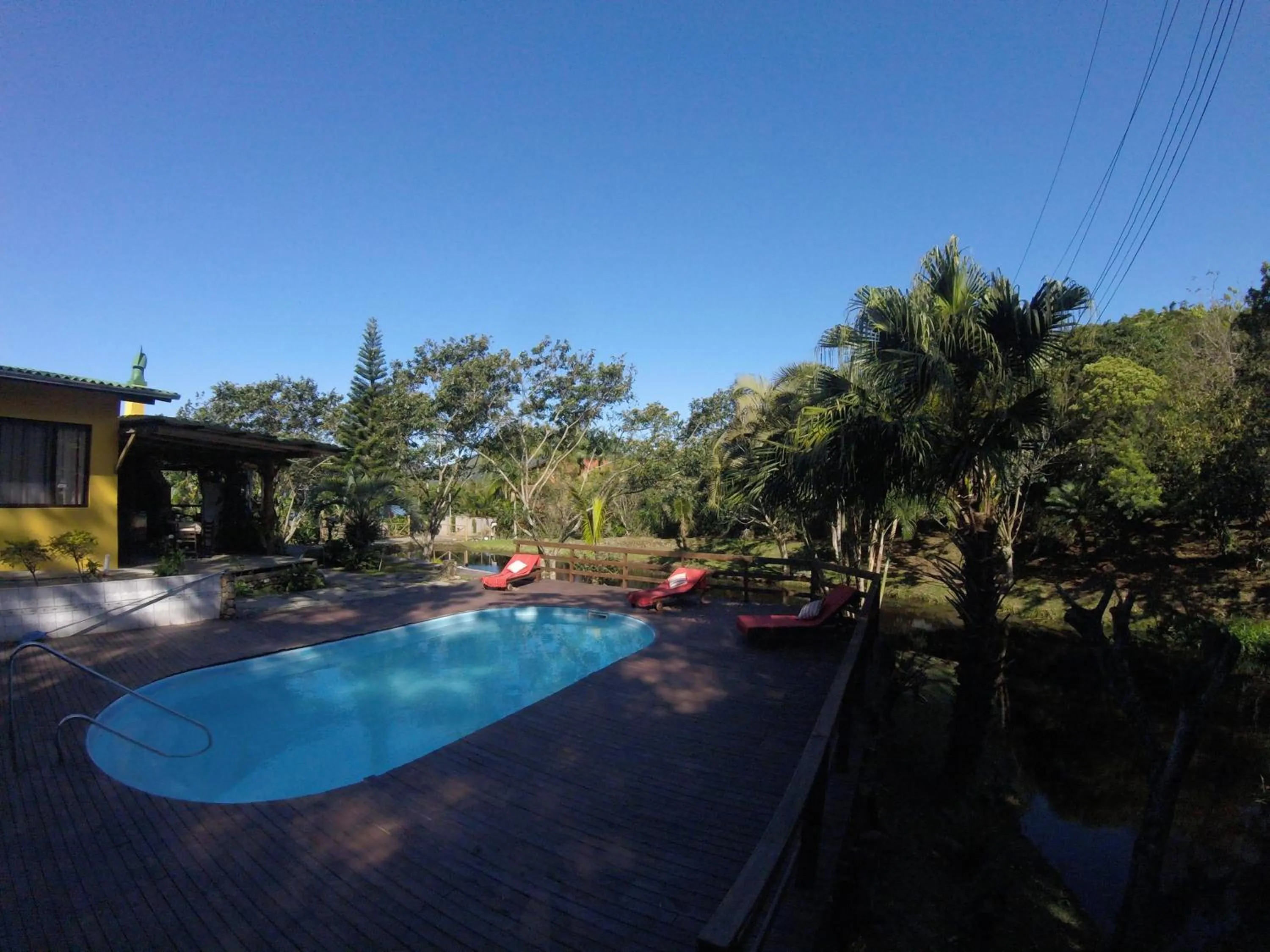 Swimming pool in Pousada Nosso Bosque