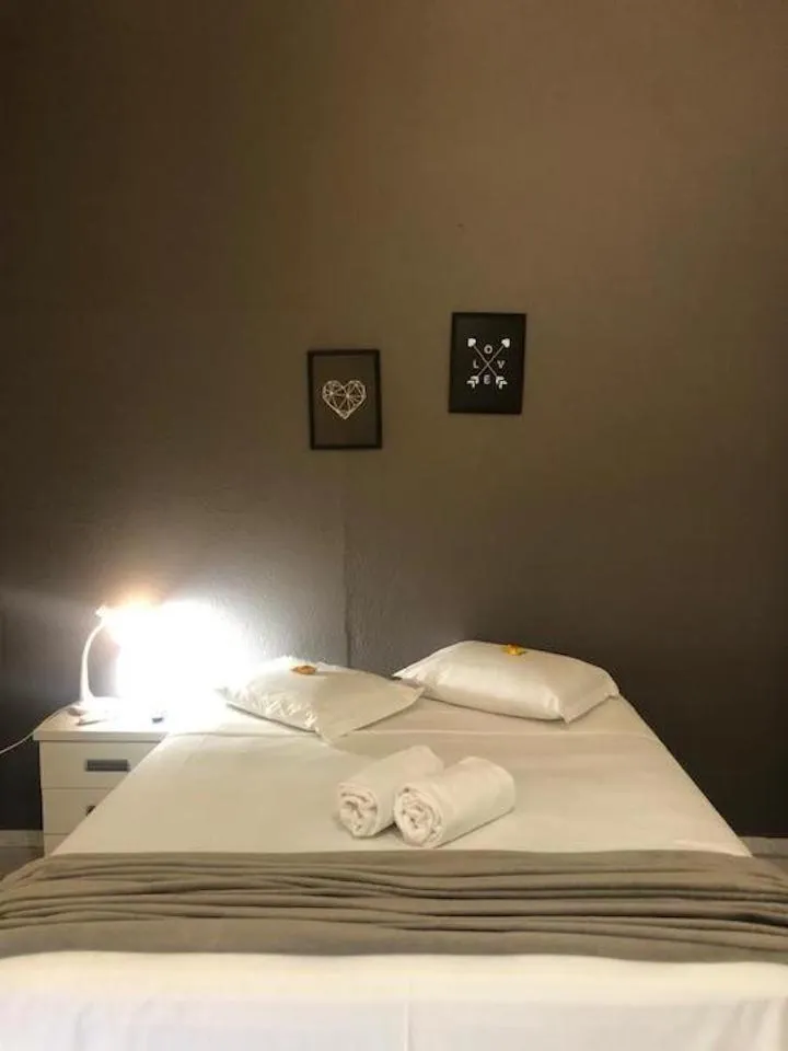 Bed in Pousada Nosso Bosque