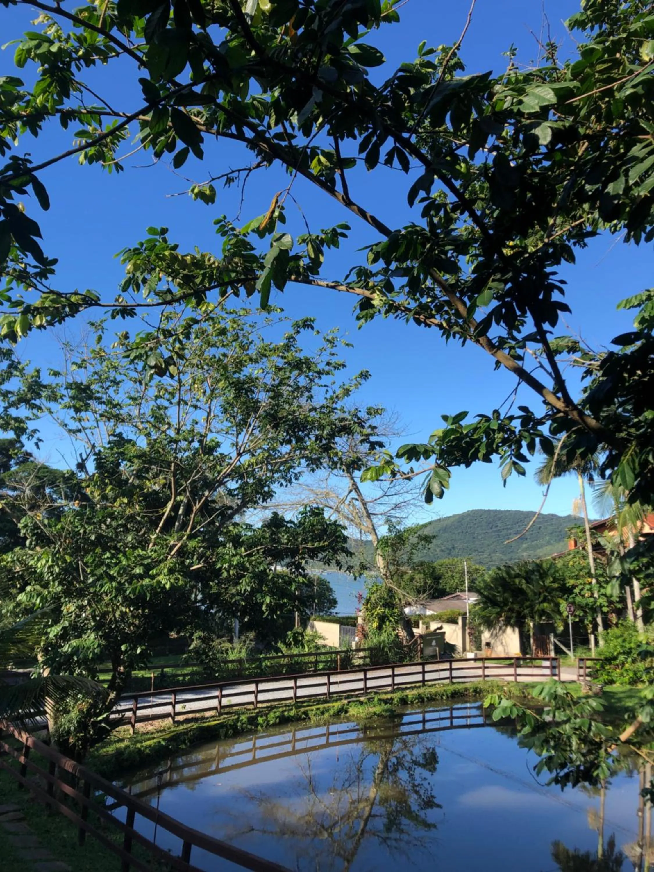 Lake view in Pousada Nosso Bosque