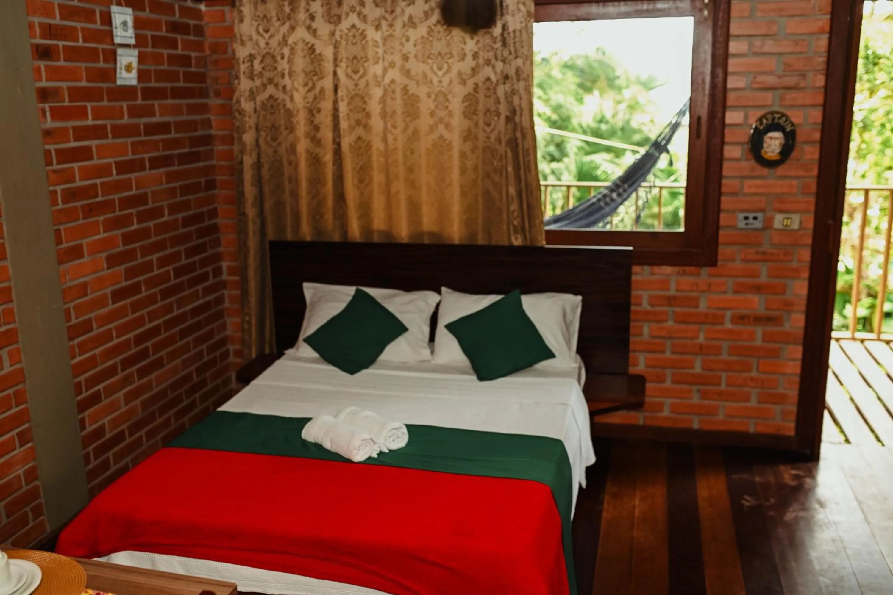 Bedroom, Bed in Pousada Nosso Bosque