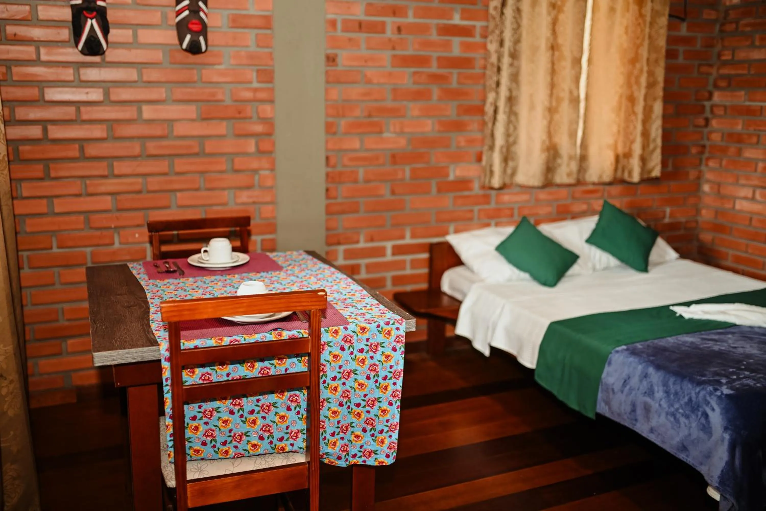 Bedroom, Bed in Pousada Nosso Bosque