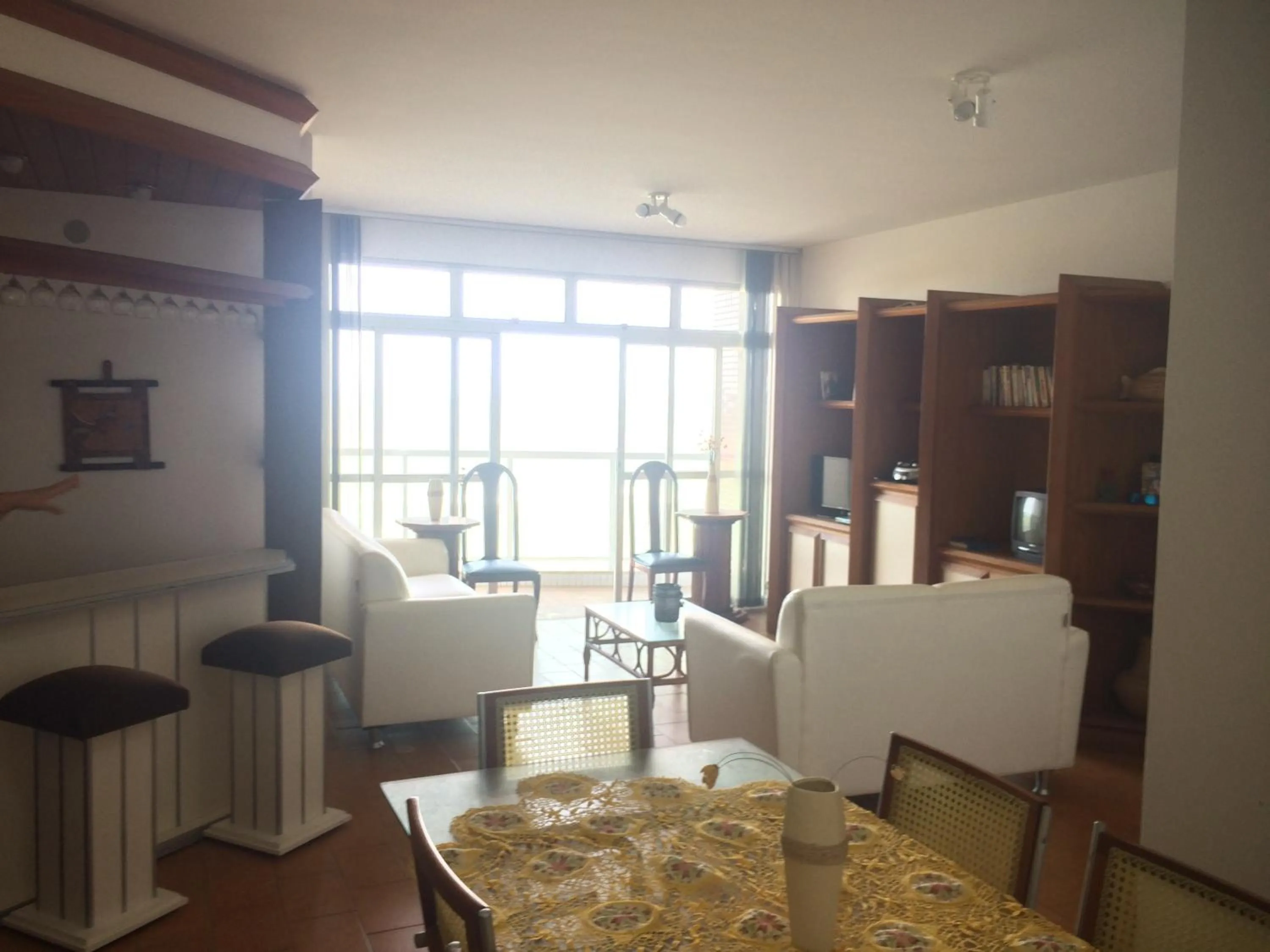Balcony/Terrace in Apartamento Guarapari Brisa do Mar