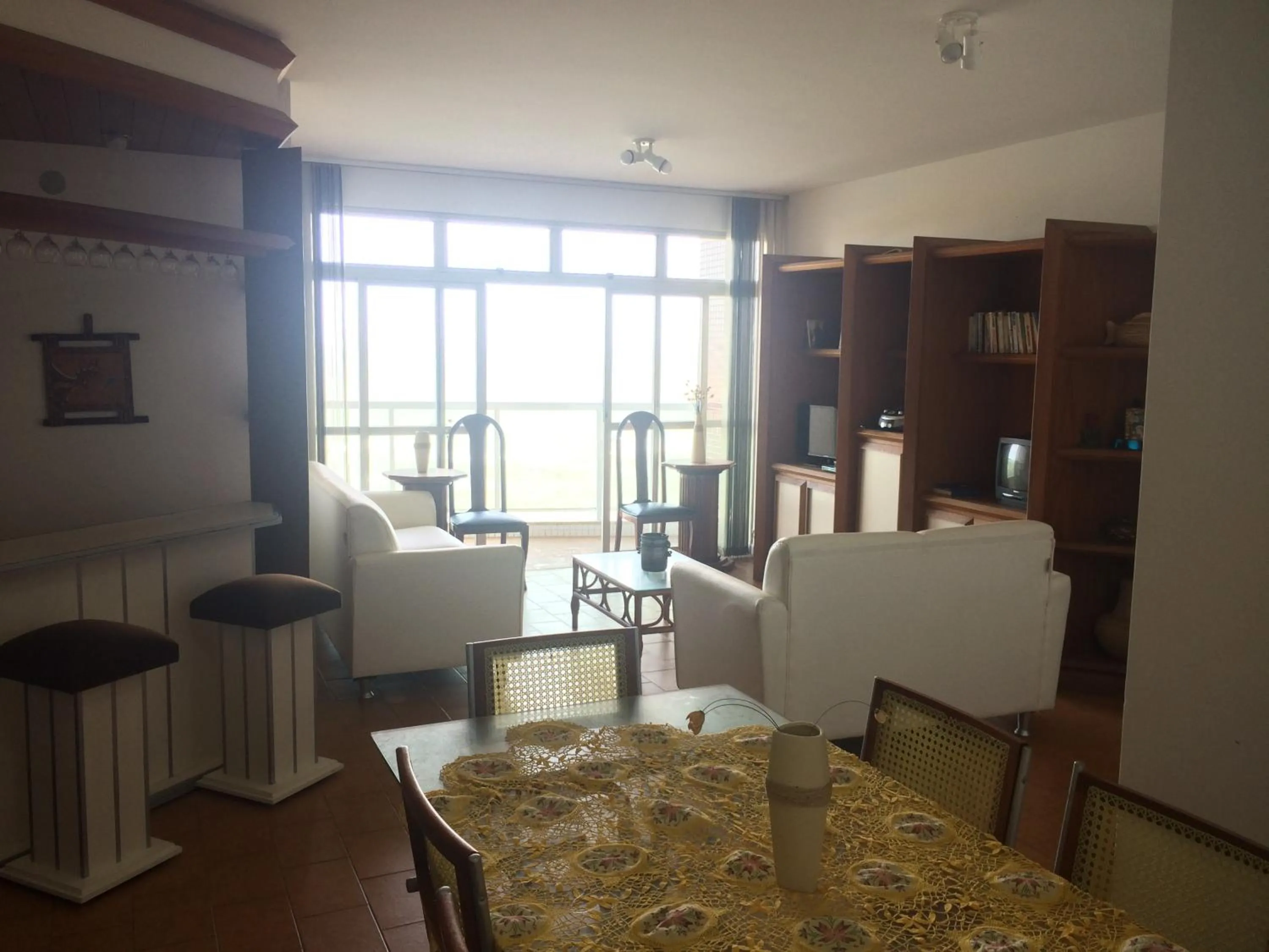 Balcony/Terrace in Apartamento Guarapari Brisa do Mar