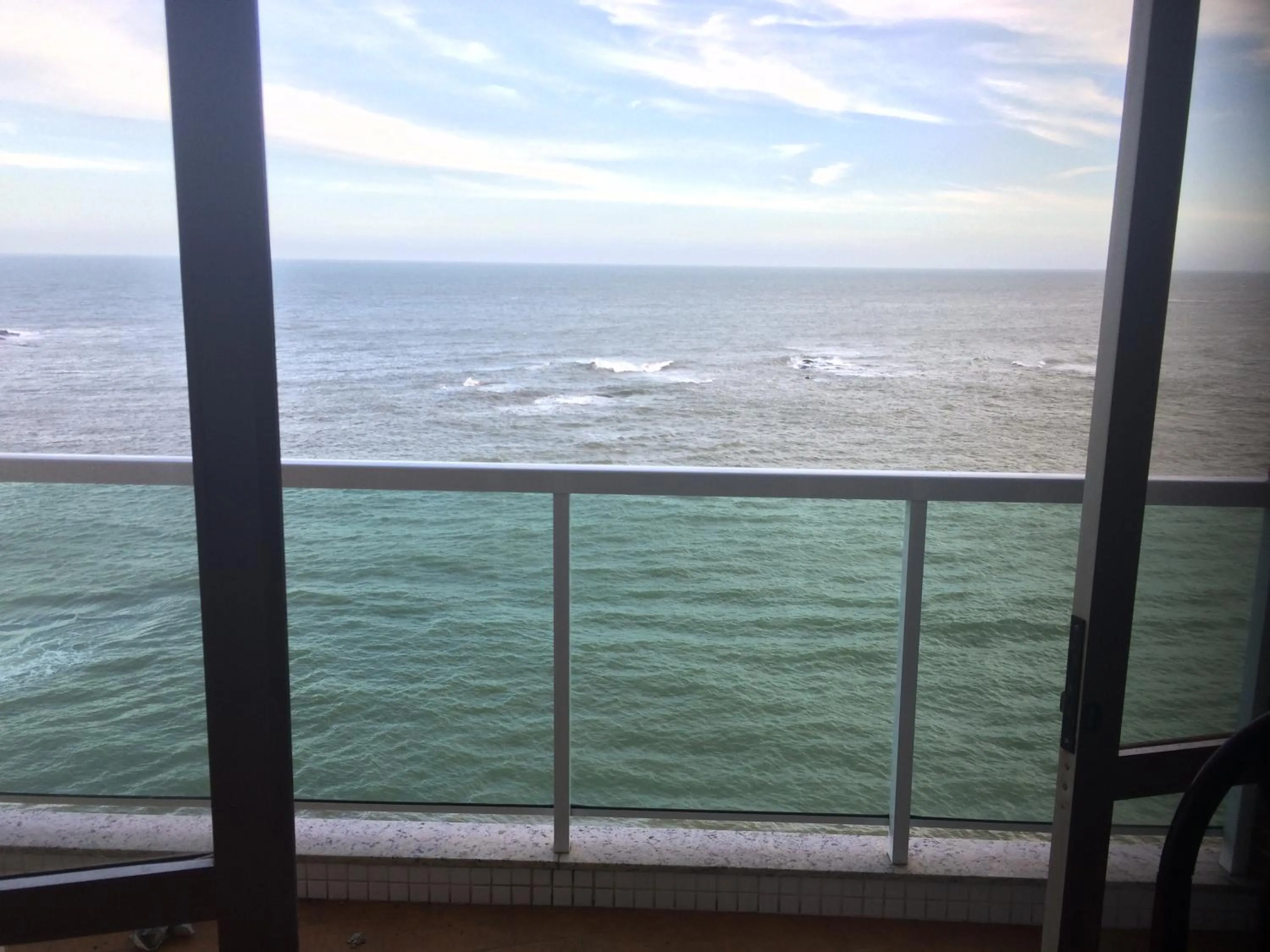 Balcony/Terrace in Apartamento Guarapari Brisa do Mar
