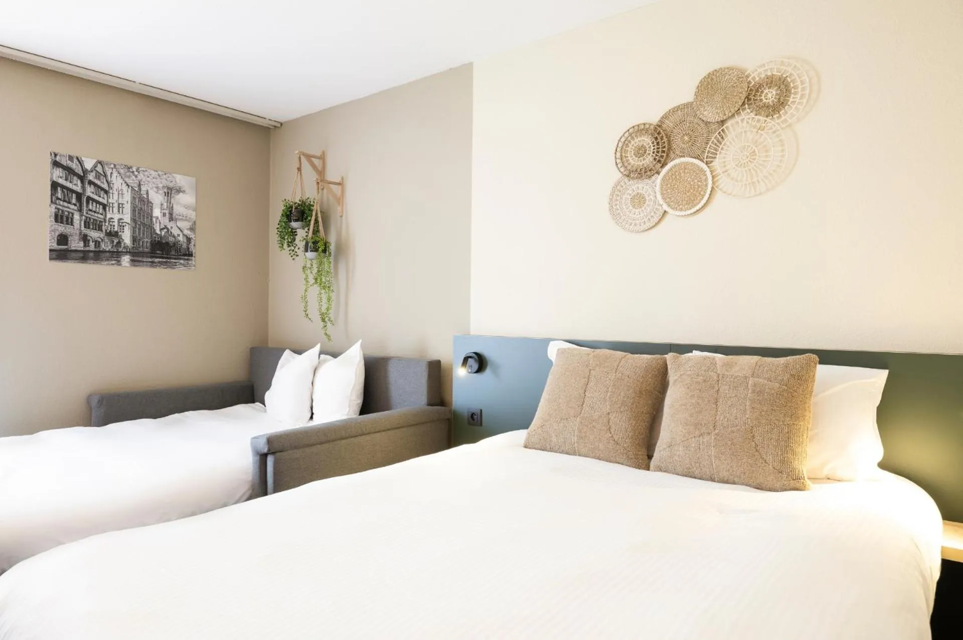 Bedroom, Bed in Green Park Hotel Brugge