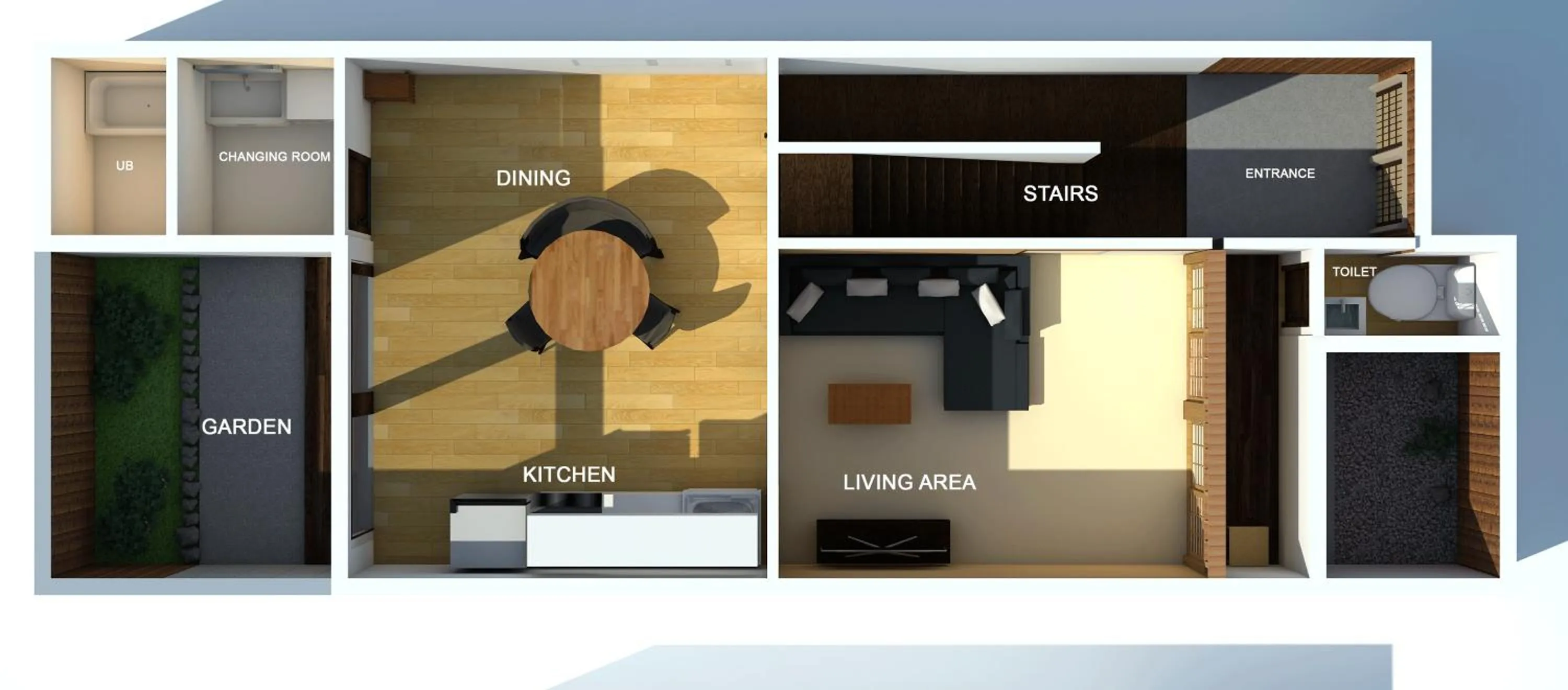 Floor plan in Shiki Homes HARU