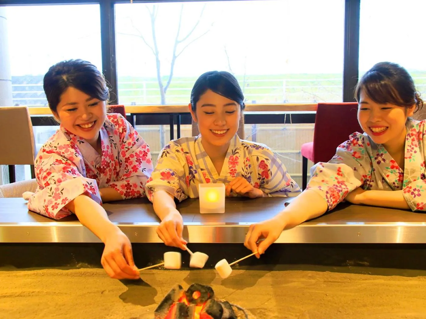 Lobby or reception in Yutorelo Yamaga