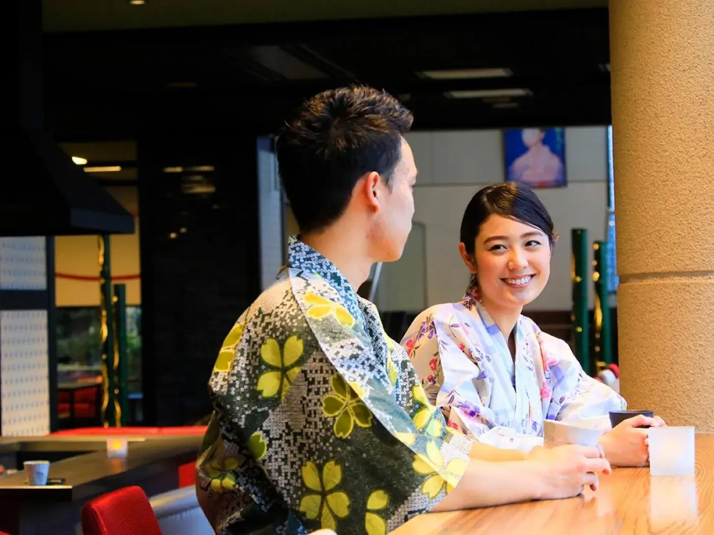 Lounge or bar in Yutorelo Yamaga Lounge or bar in Yutorelo Yamaga