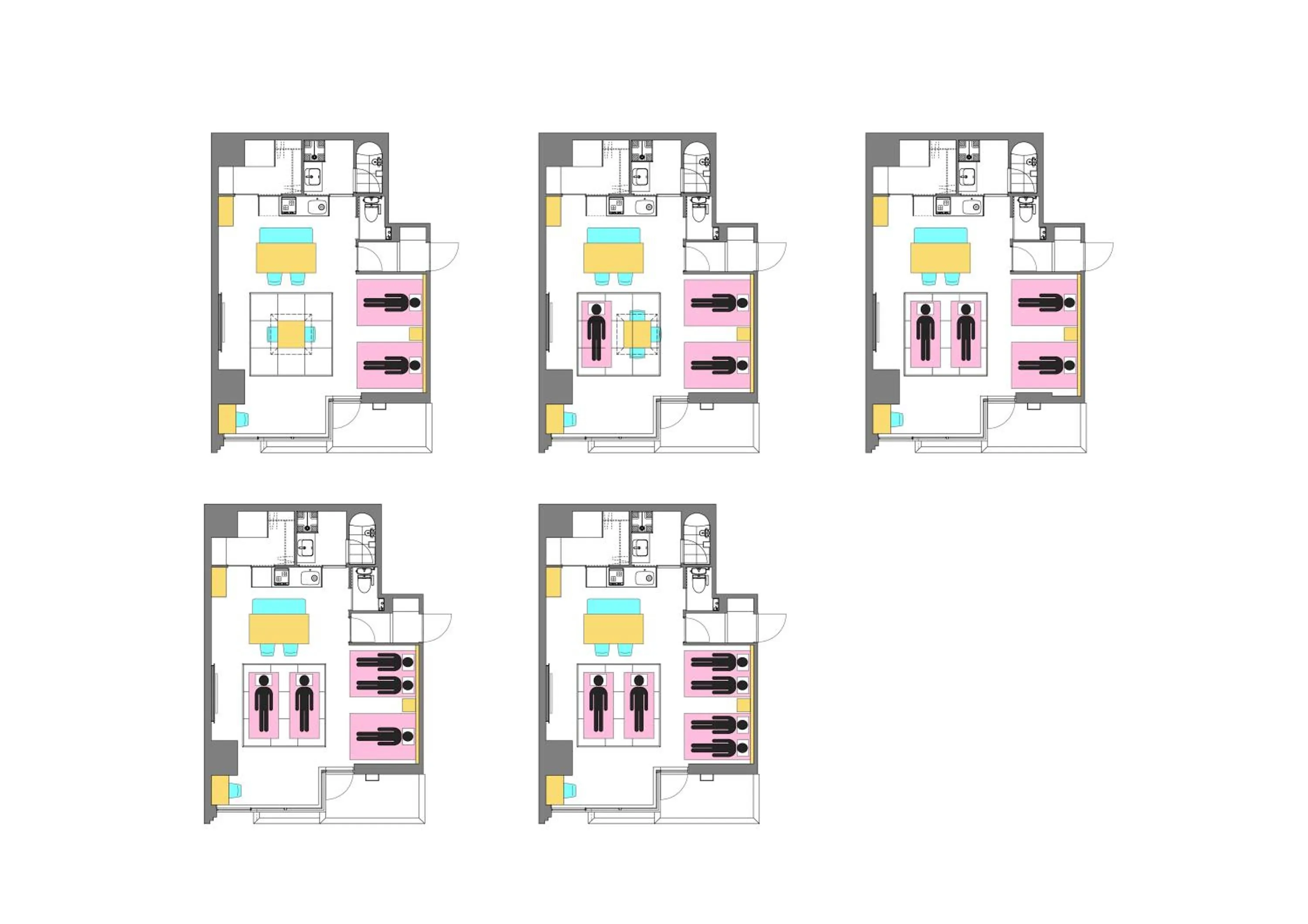Floor plan in City Pension Zem
