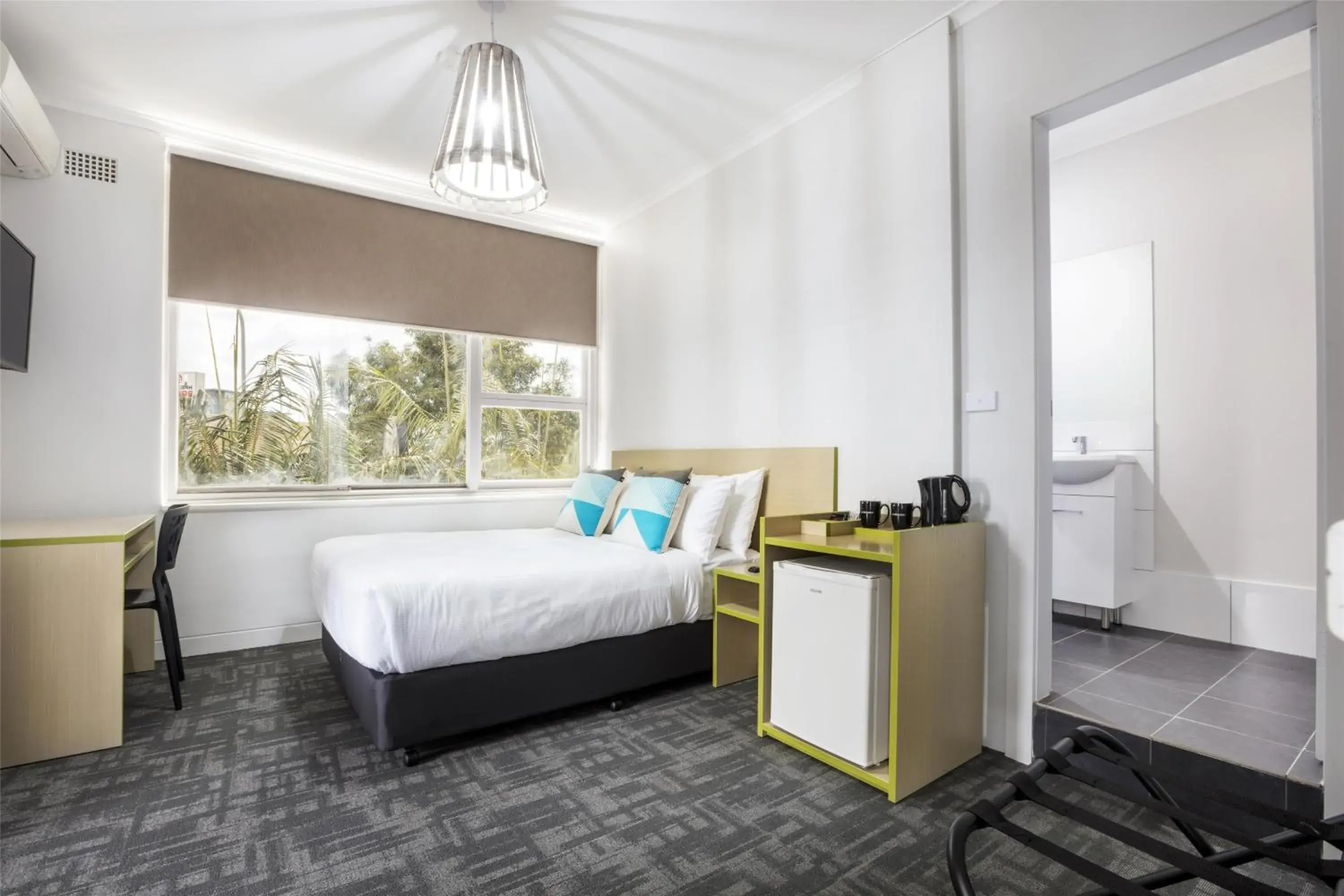 Bedroom, Bed in Nightcap at Caringbah Hotel Bedroom, Bed in Nightcap at Caringbah Hotel