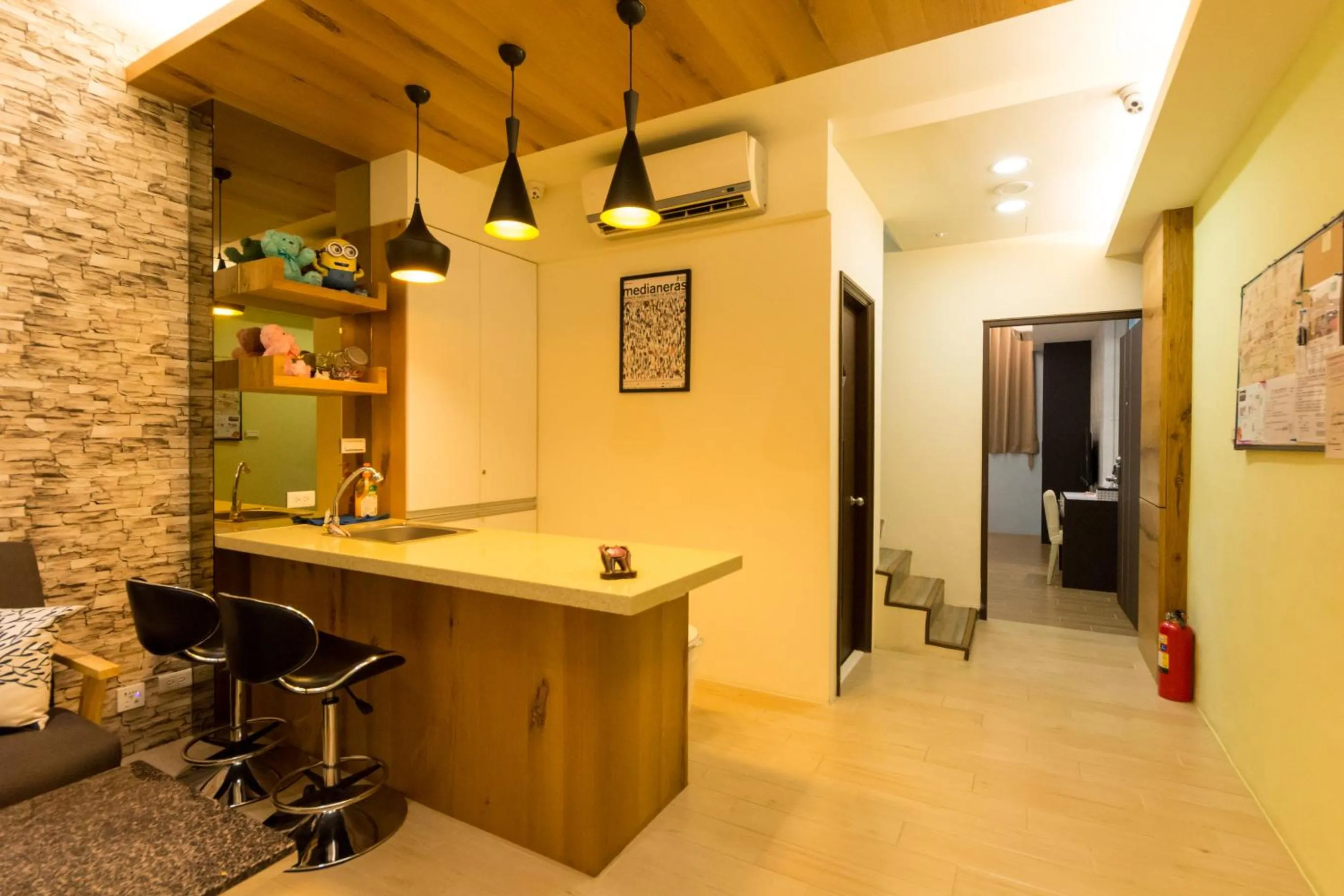 Communal lounge/ TV room in W Hostel