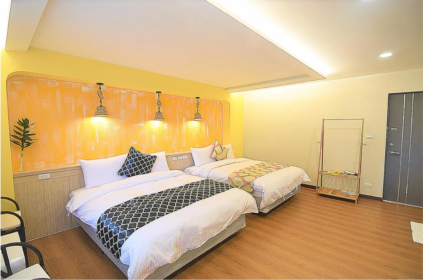 Bed in No. 21 Jiaoxi Hot Spring Homestay