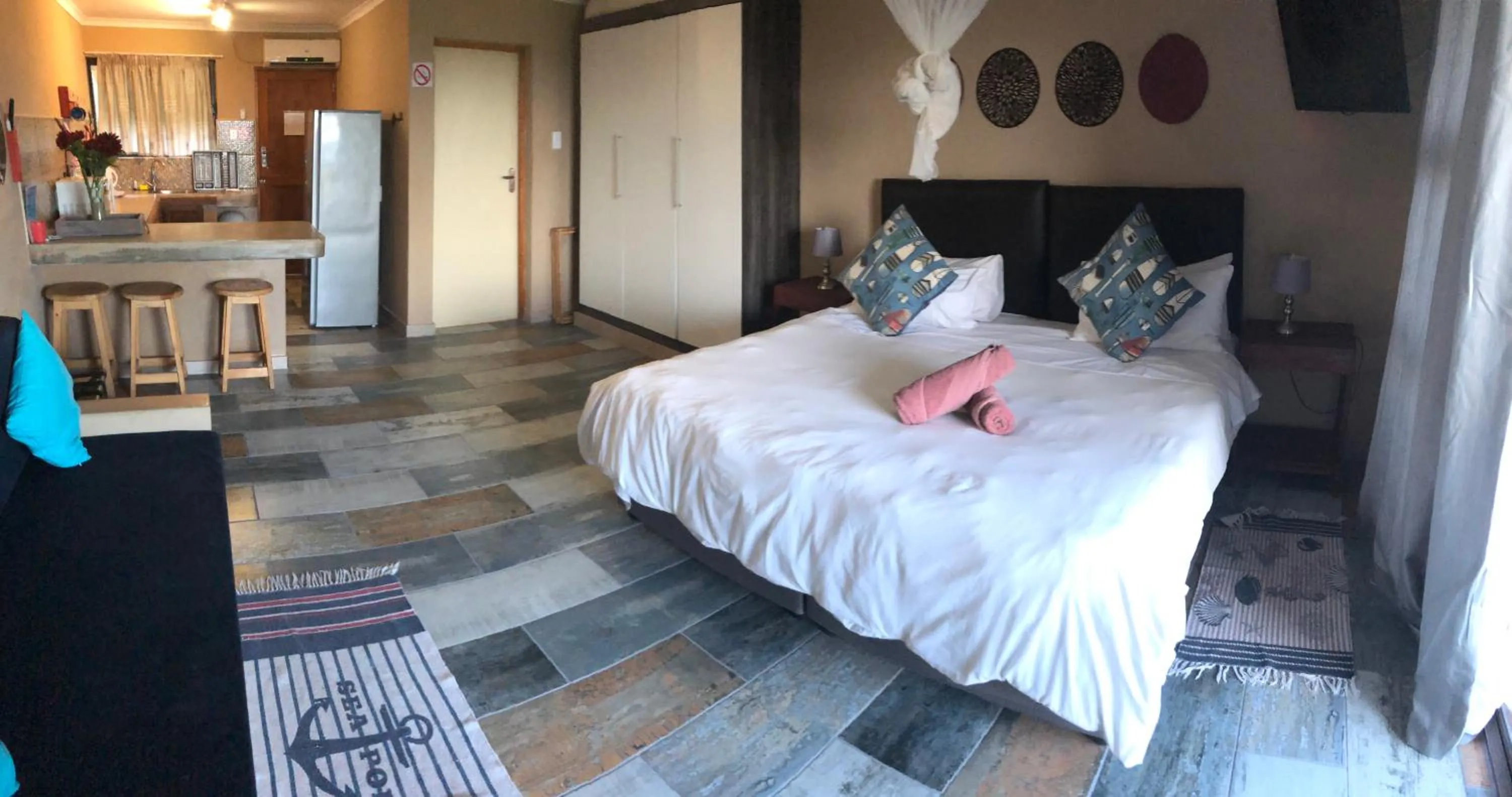 Bed in Go Wild Beach Resort