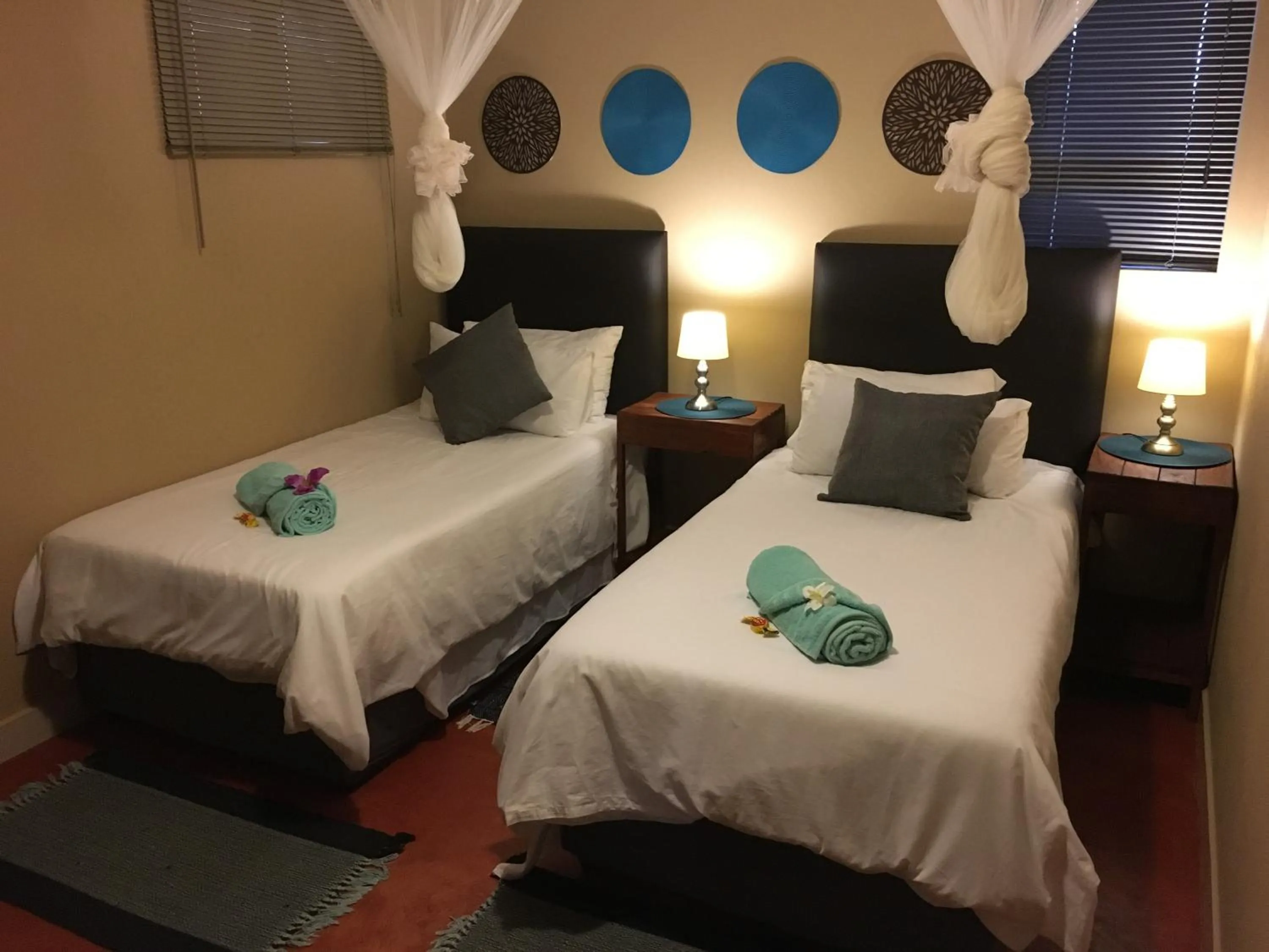 Bed in Go Wild Beach Resort