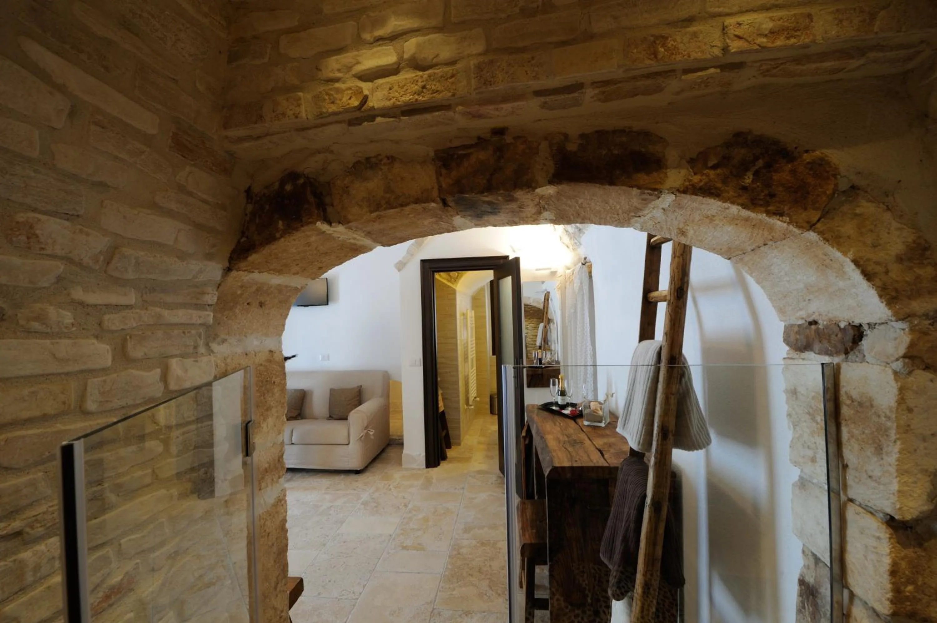 Shower, Bed in B&B Casanita