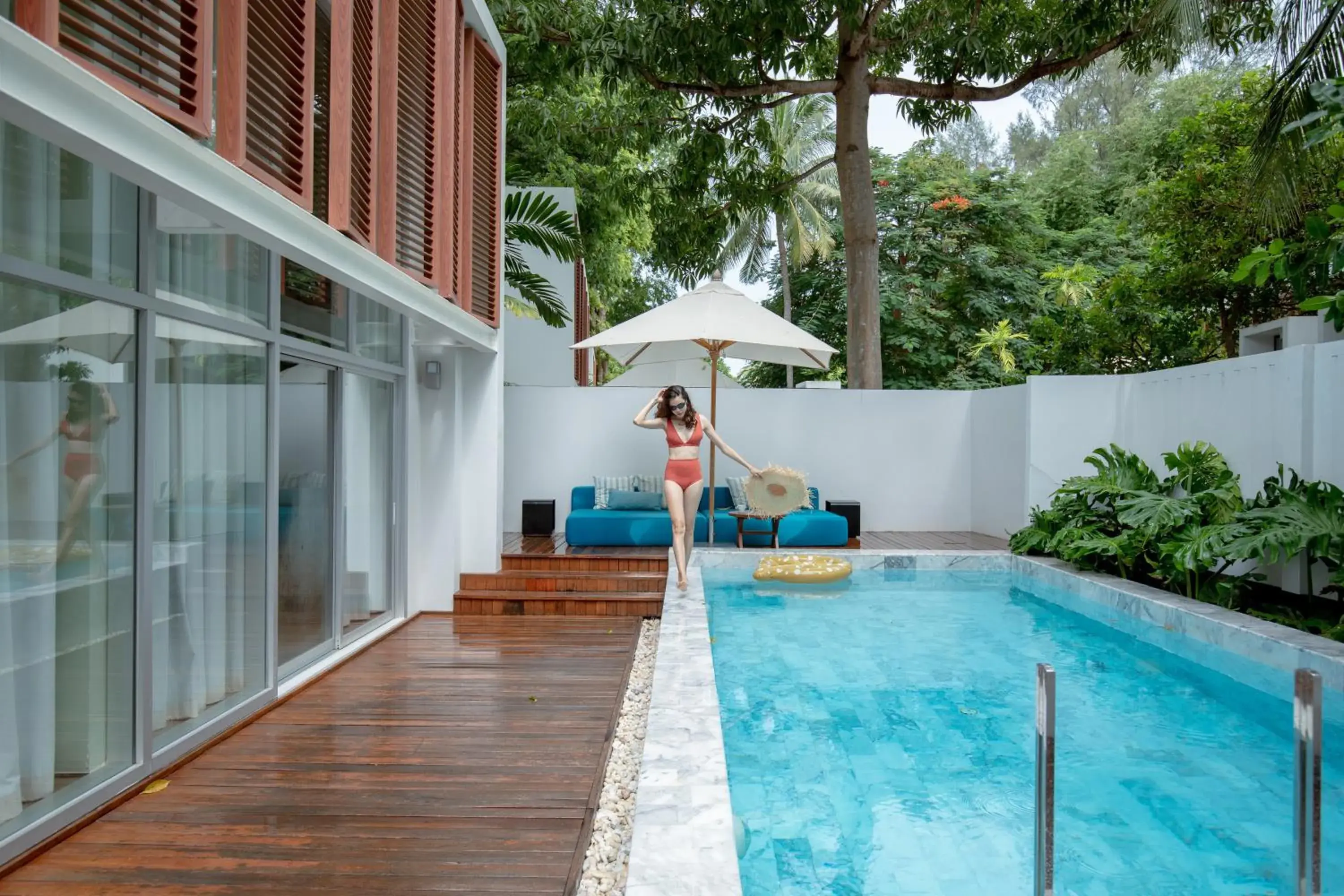 Pool view in Veranda Pool Villas & Suite Hua Hin Cha Am Pool view in Veranda Pool Villas & Suite Hua Hin Cha Am