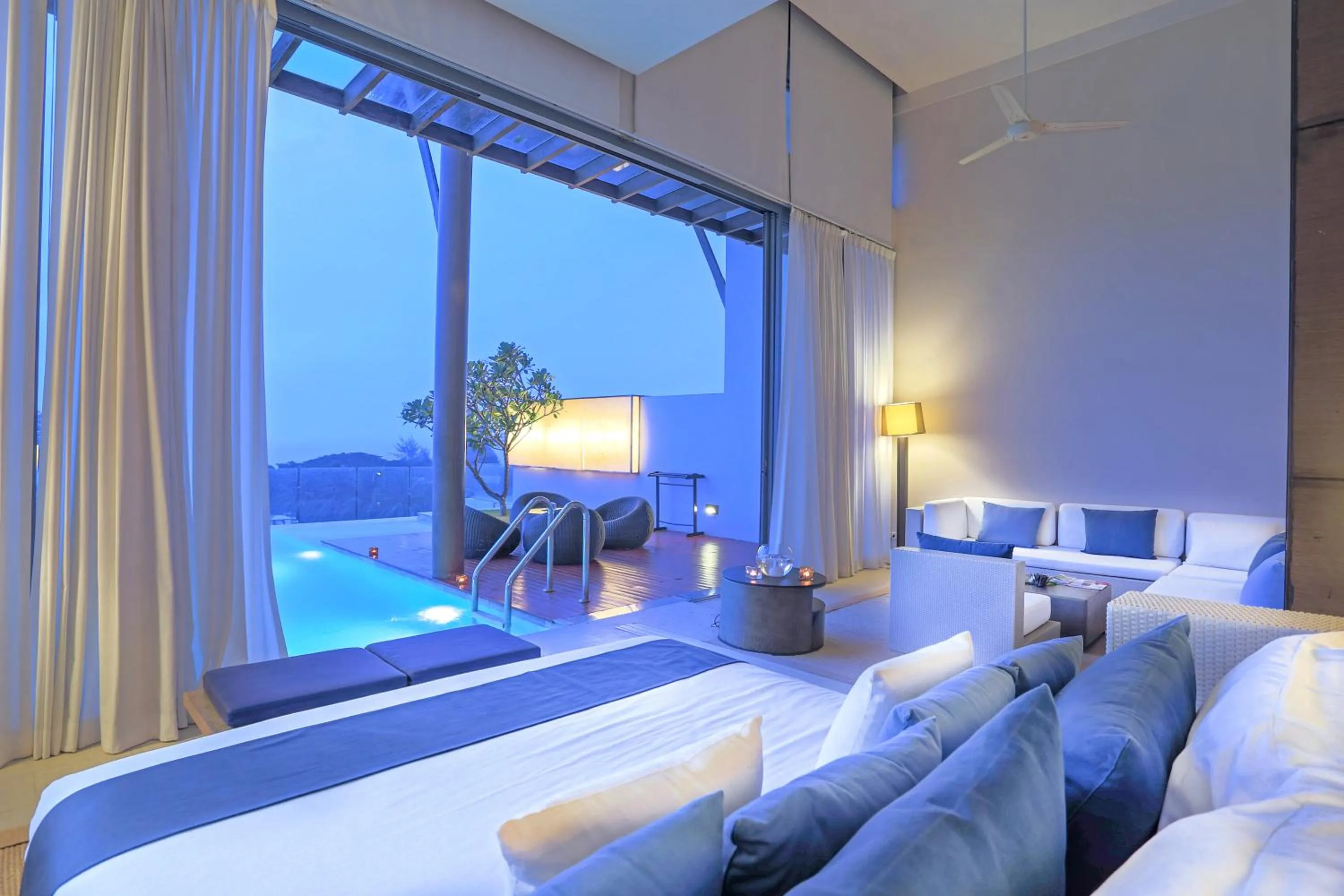 Bed in Veranda Pool Villas & Suite Hua Hin Cha Am