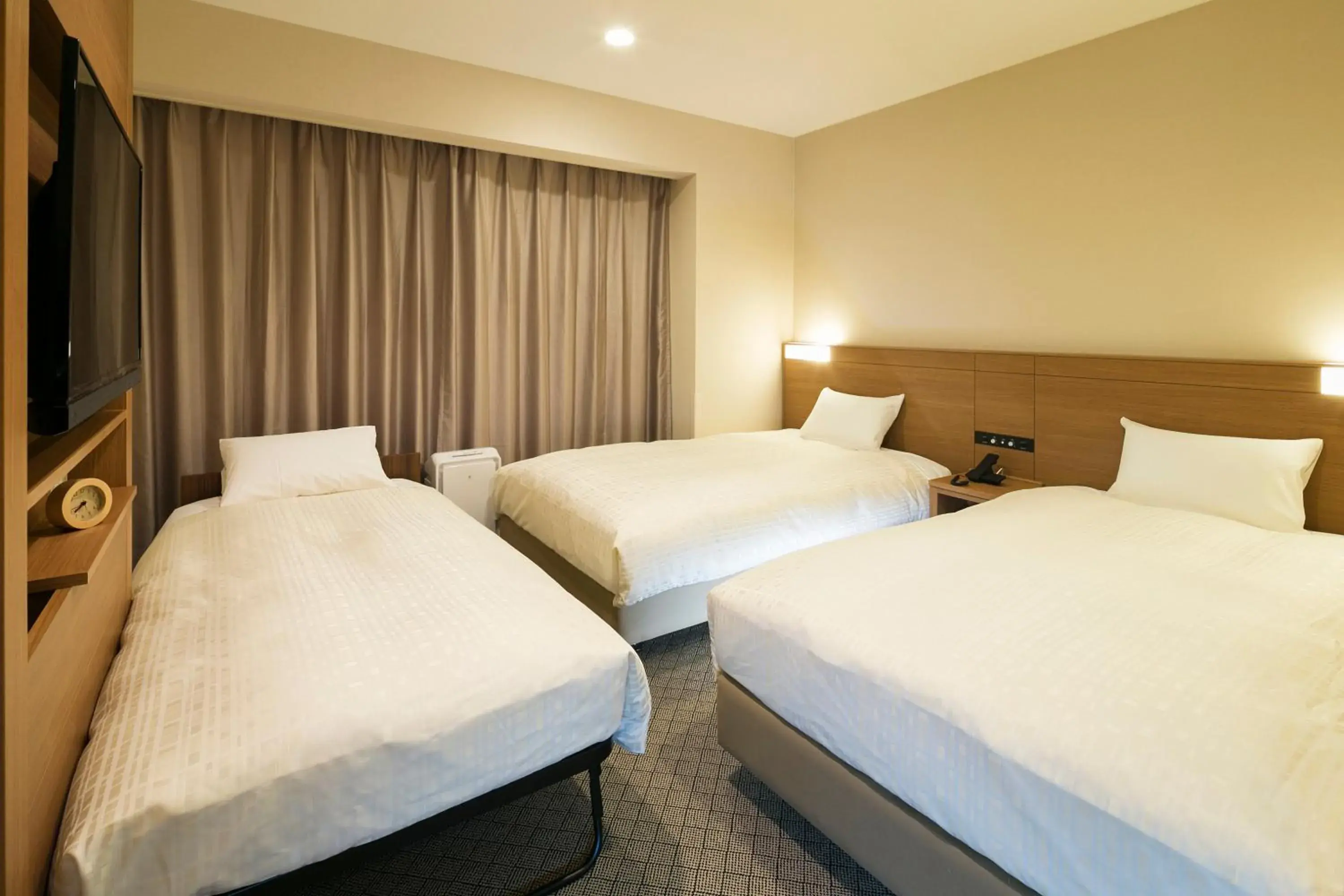 Bed in JR-East Hotel Mets Kitakami Bed in JR-East Hotel Mets Kitakami