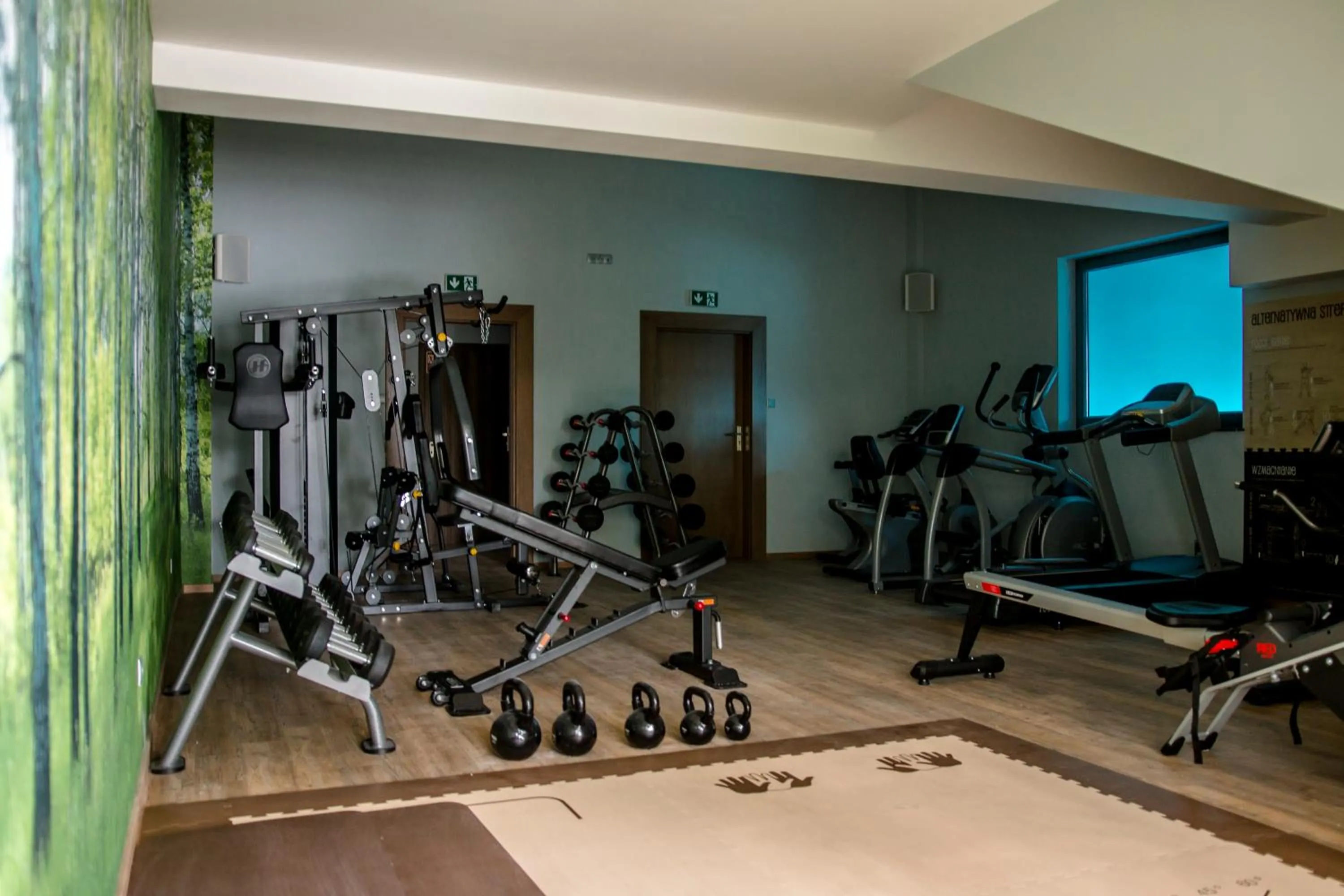 Fitness centre/facilities in Hotel Oskar Business & Spa