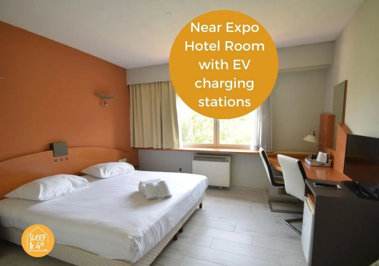 Bed in Sleep & Go Brussels Expo Hotel