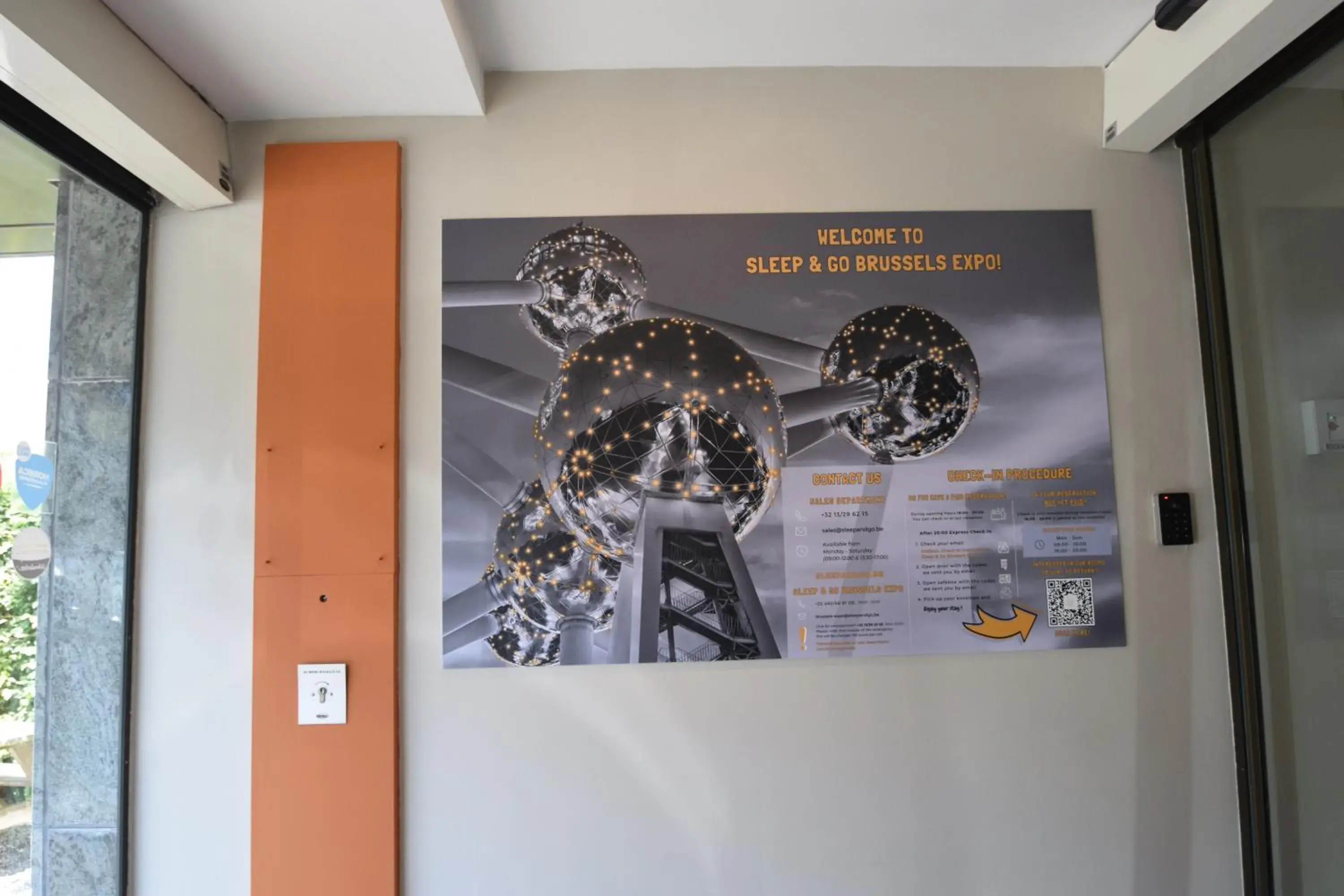 Lobby or reception in Sleep & Go Brussels Expo Hotel Lobby or reception in Sleep & Go Brussels Expo Hotel