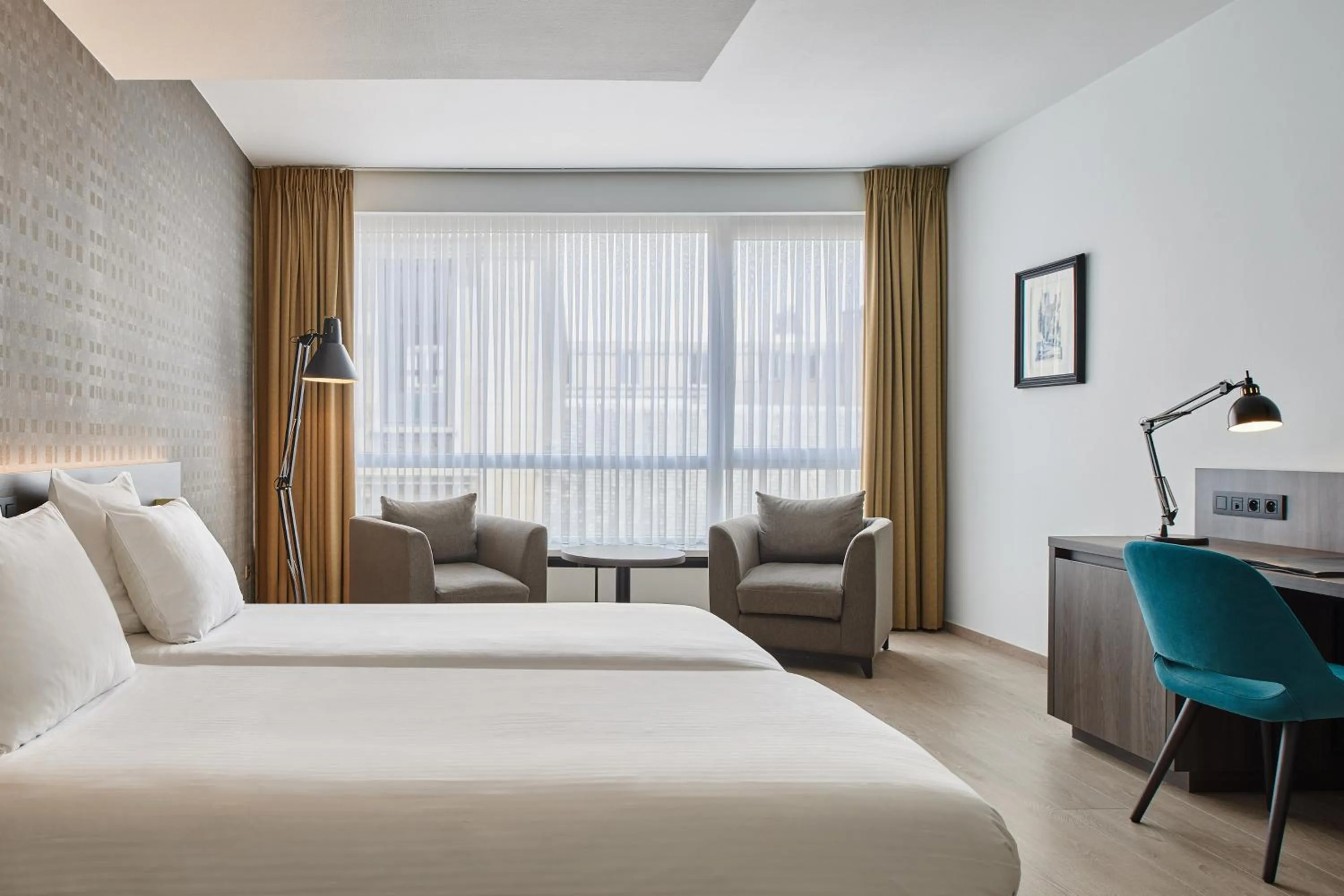 Bed in Theater Hotel