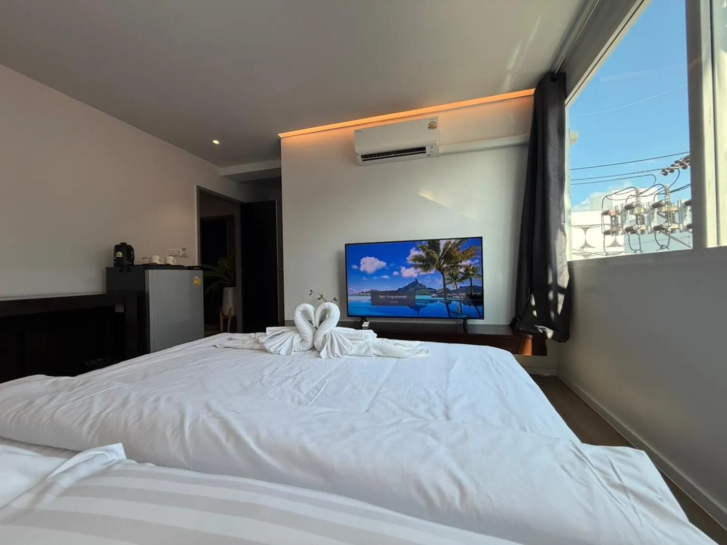 View (from property/room), Bed in P168 Hostel Samui